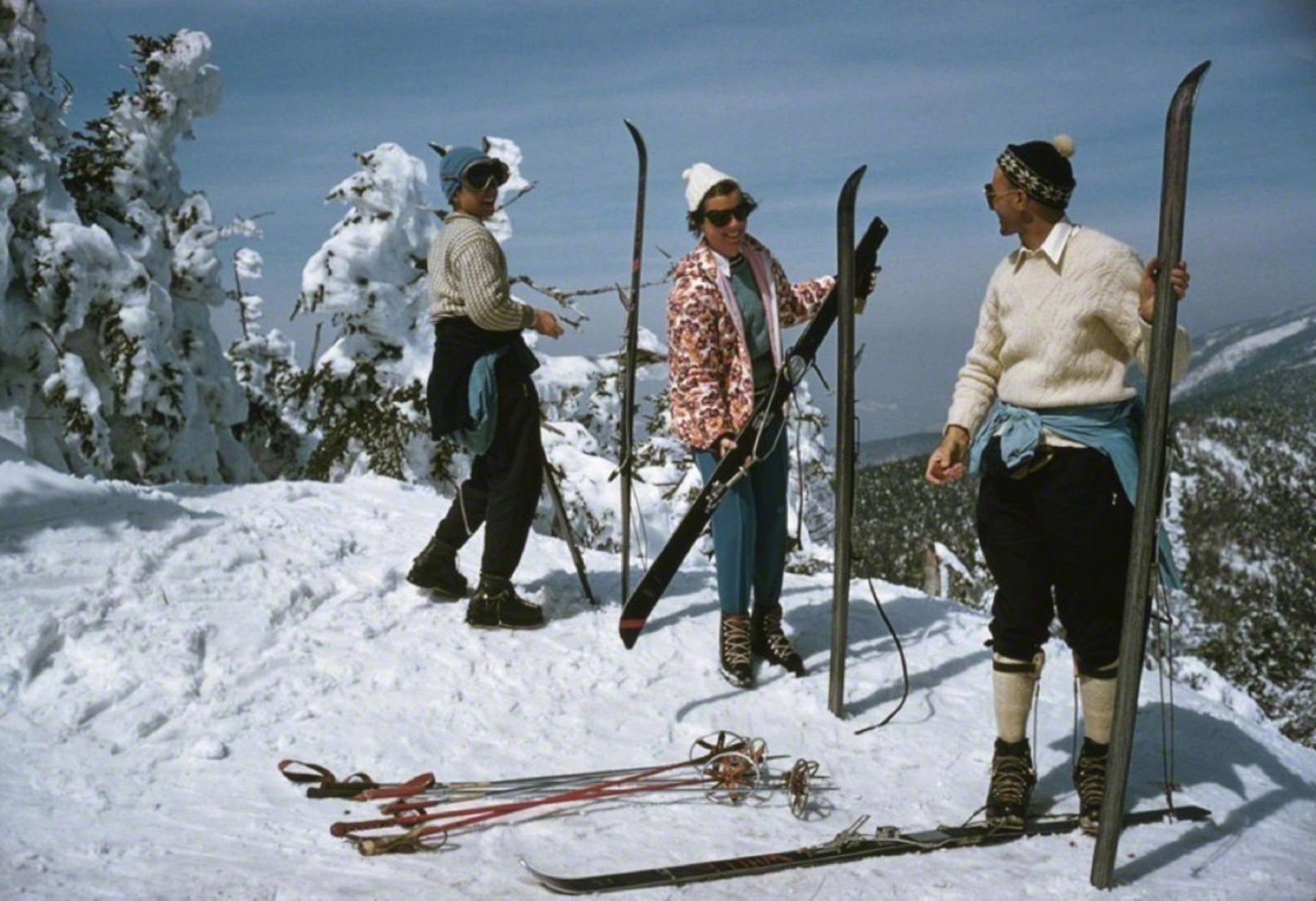 Sugarbush Skiing, Vermont (Aarons Estate Edition) by Slim Aarons