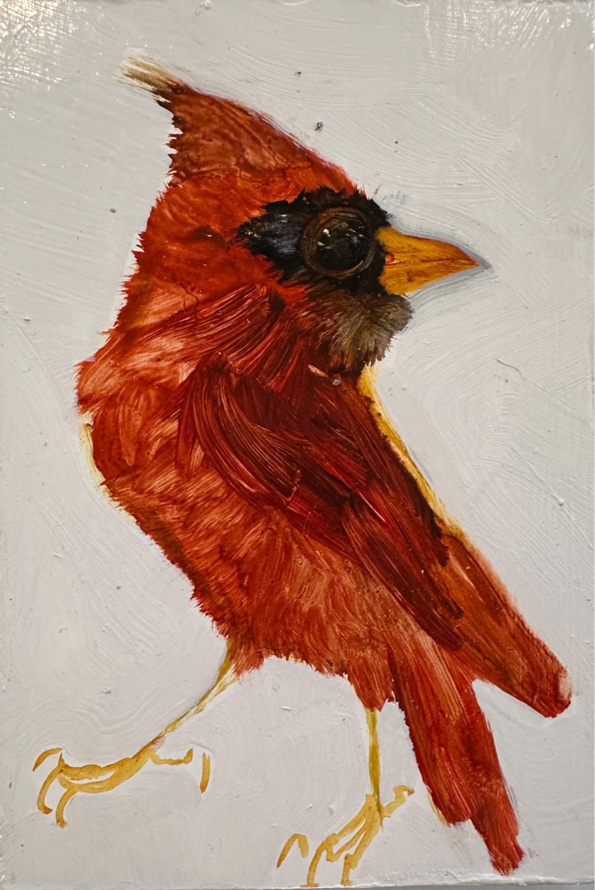 Bird Block (cardinal) by Diane Kilgore Condon