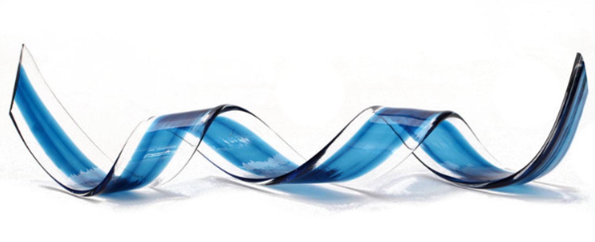 Curled Ribbon Table Top - 7567 by V Handblown Glass