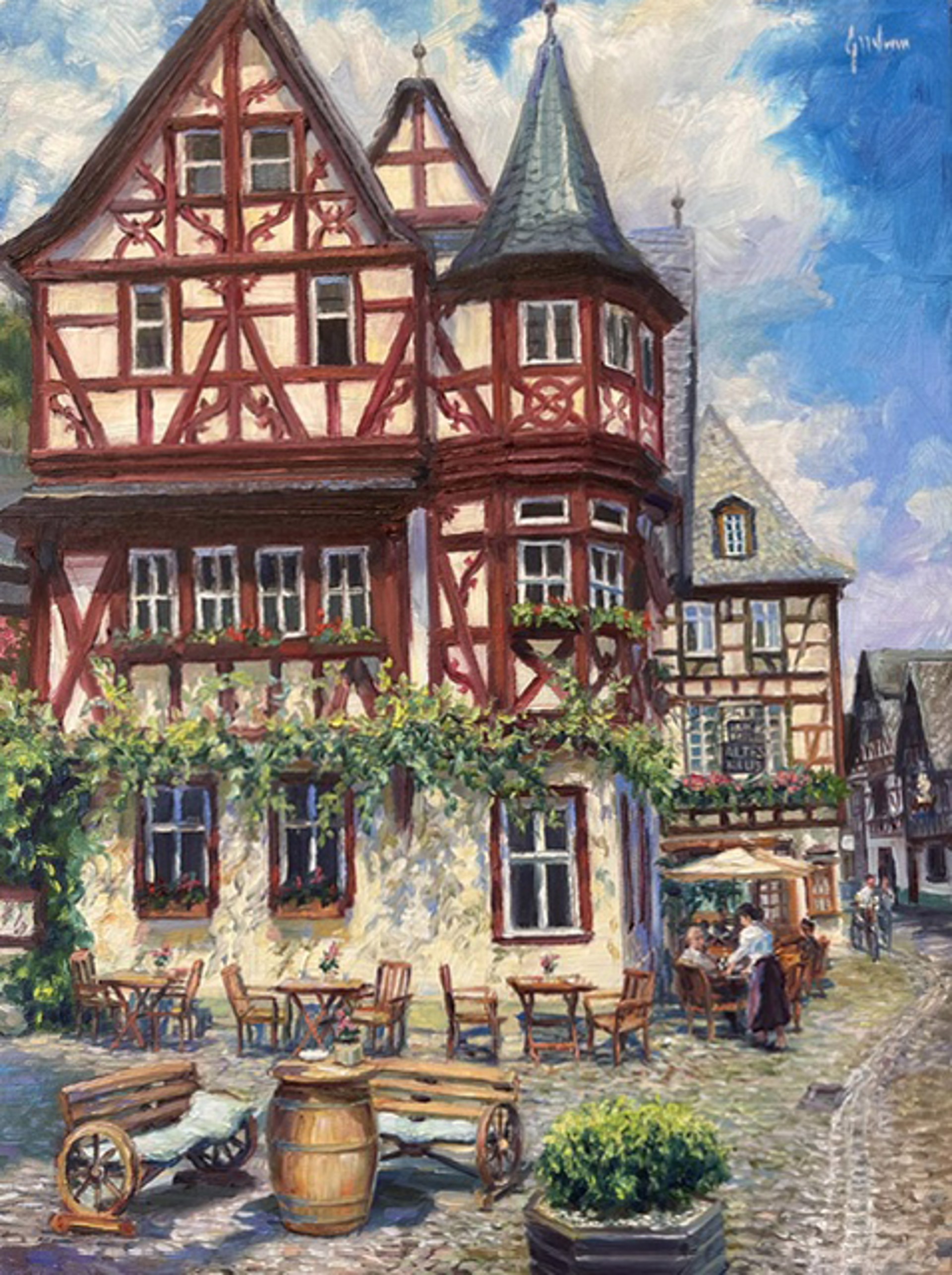 Wein Haus Altes Haus, Bacharach by Lindsay Goodwin