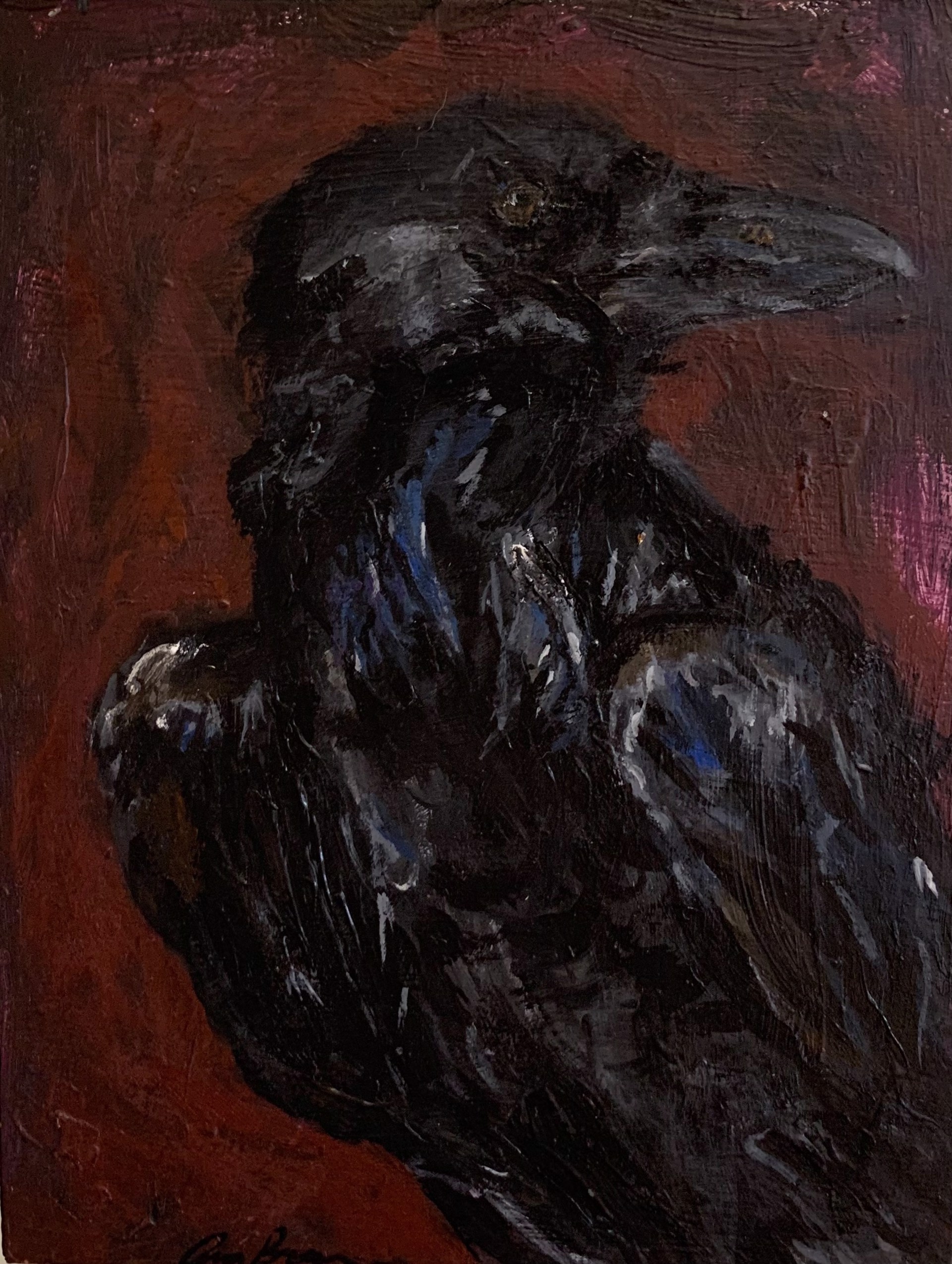 Merlot Crow by Ana Brown