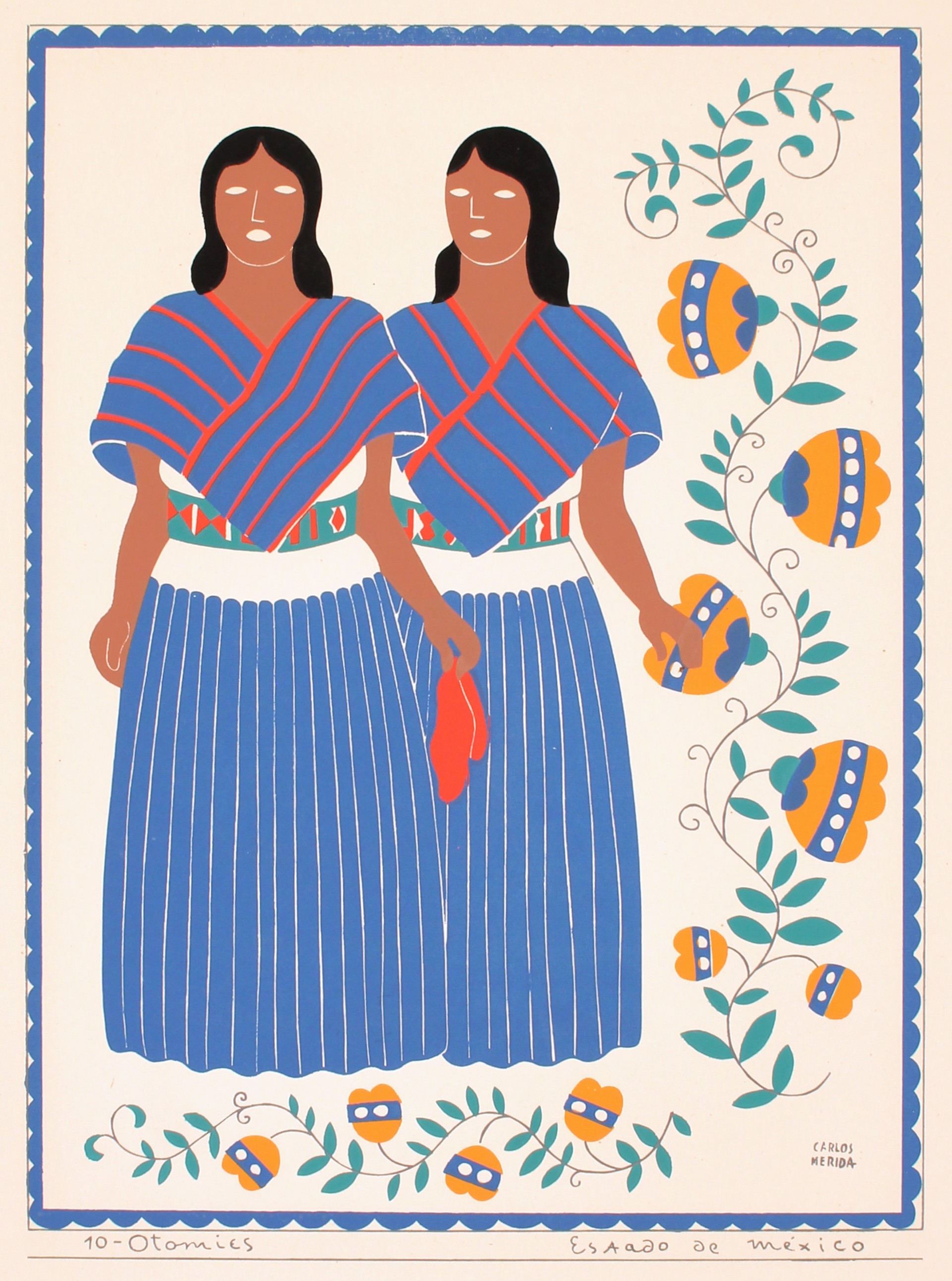 Otomíes, Estado de México by Carlos Mérida