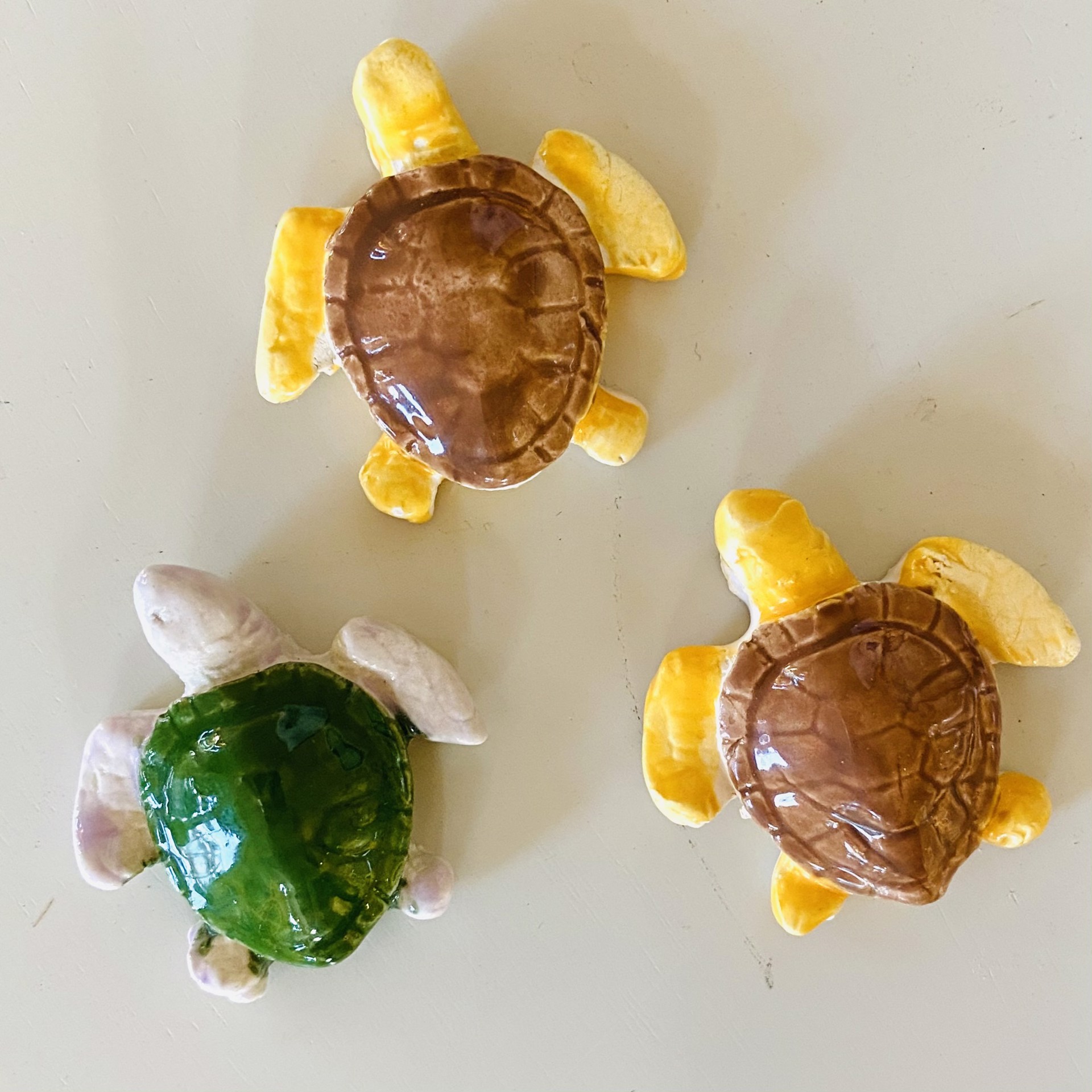 BB22 Tiny turtles, Various by Barbara Bergwerf, Ceramics