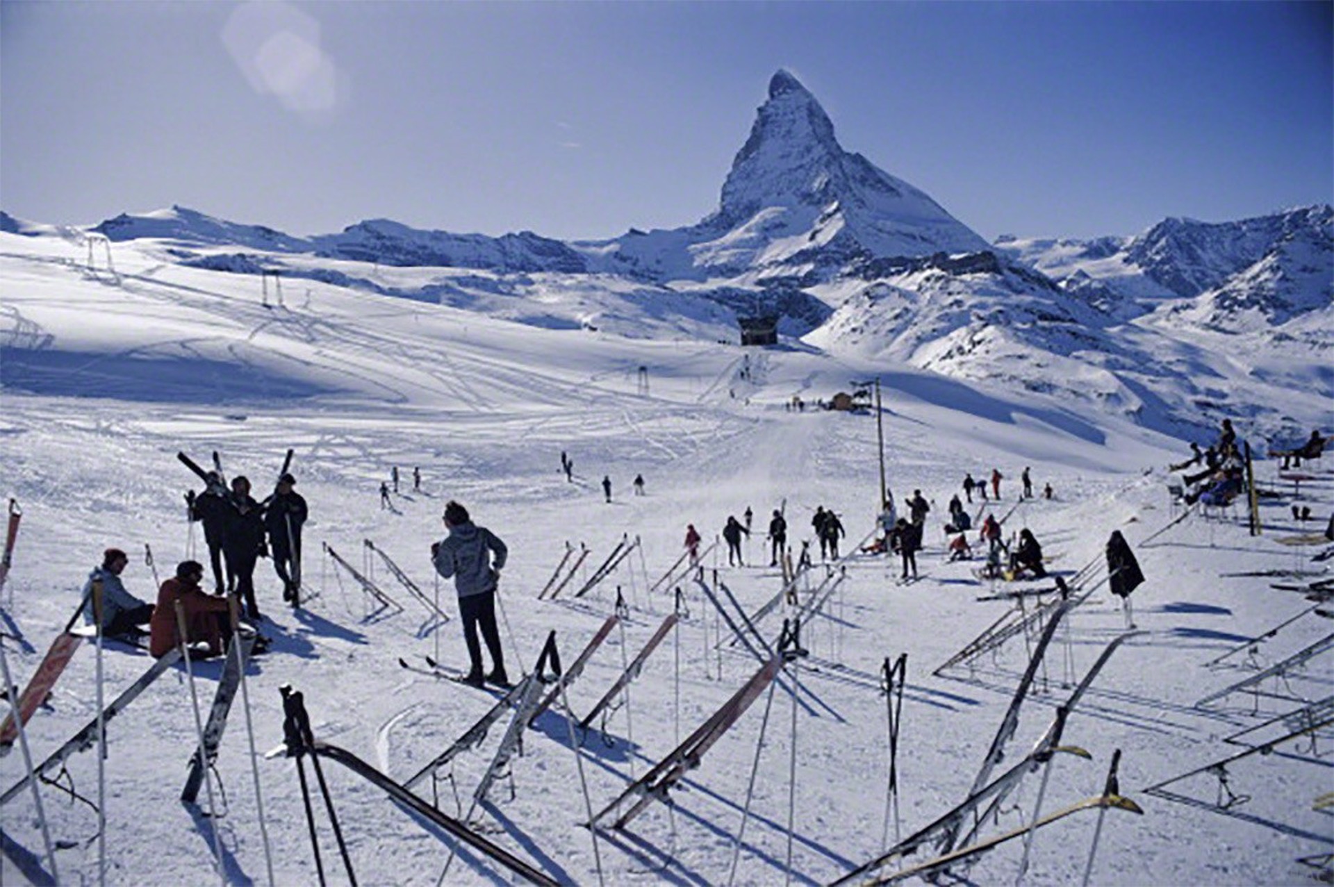 Zermatt Skiers by Slim Aarons