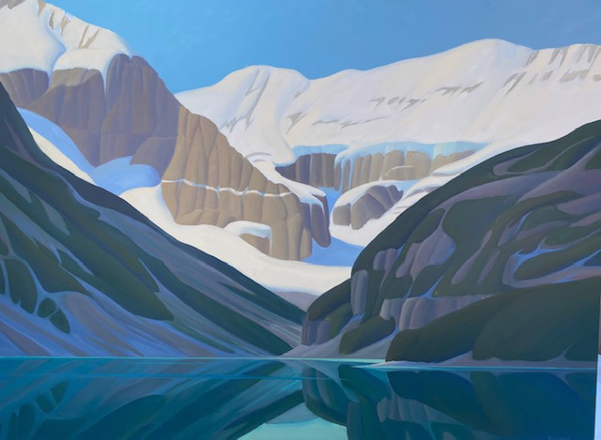 An Afternoon at Lake Louise by Kenneth Harrison