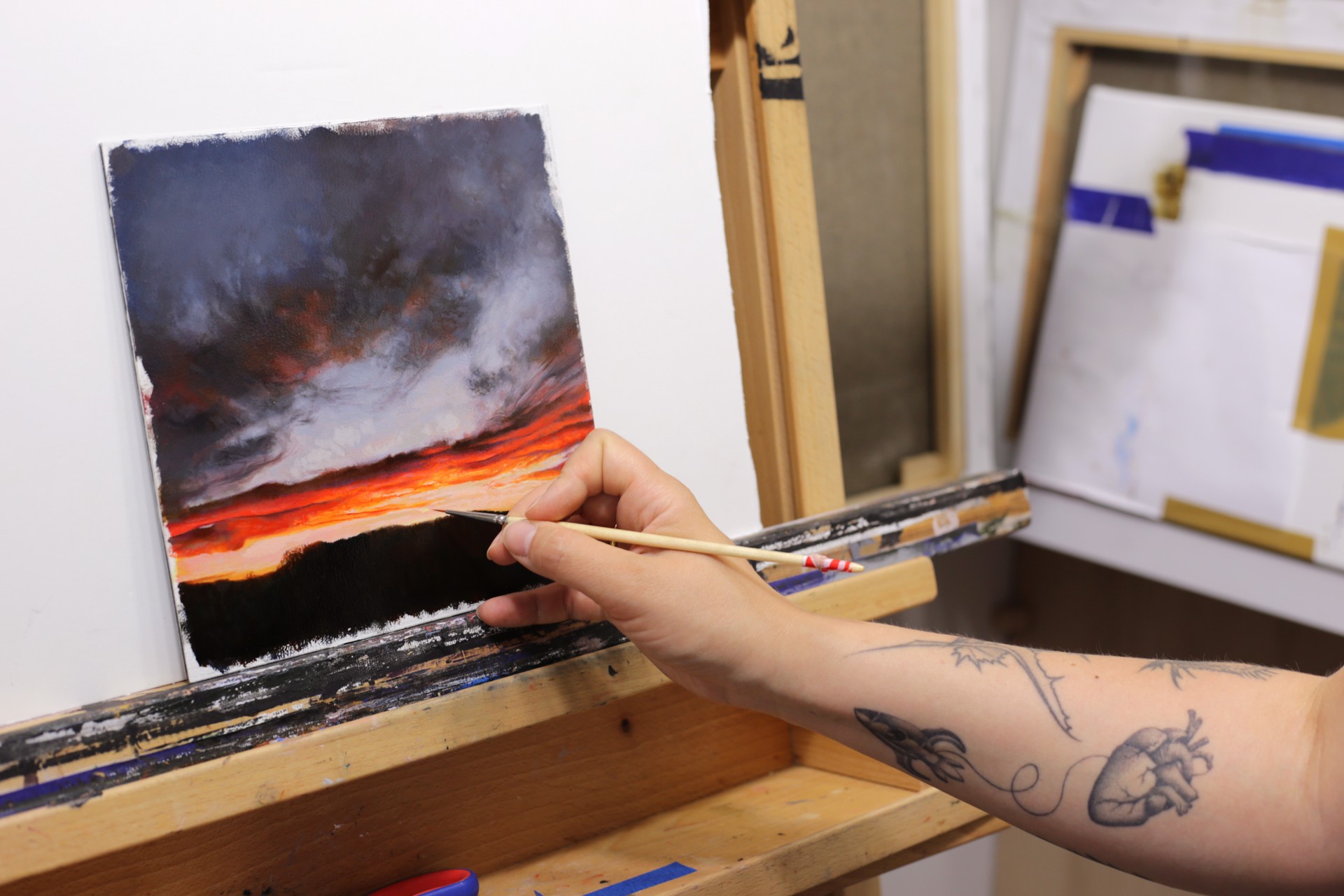 A Burning Cloud by Anna Wypych