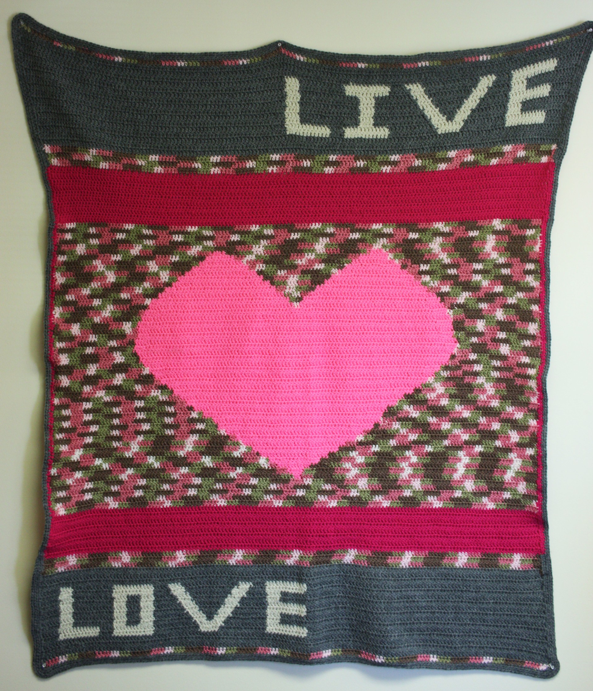 Live Love Blanket by Luther Hampson