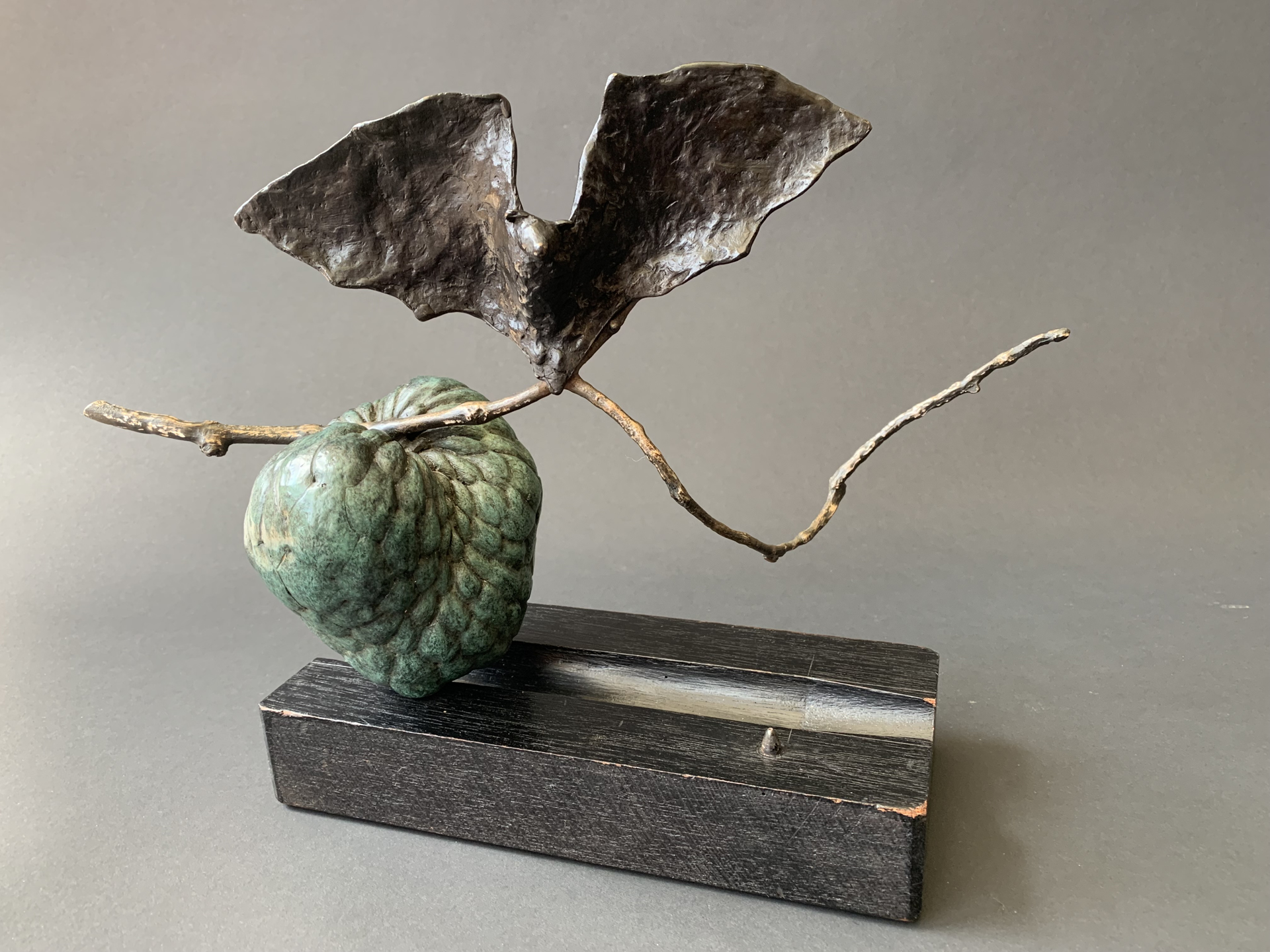 Fruit Bat with Sugar Apple by Copper Tritscheller