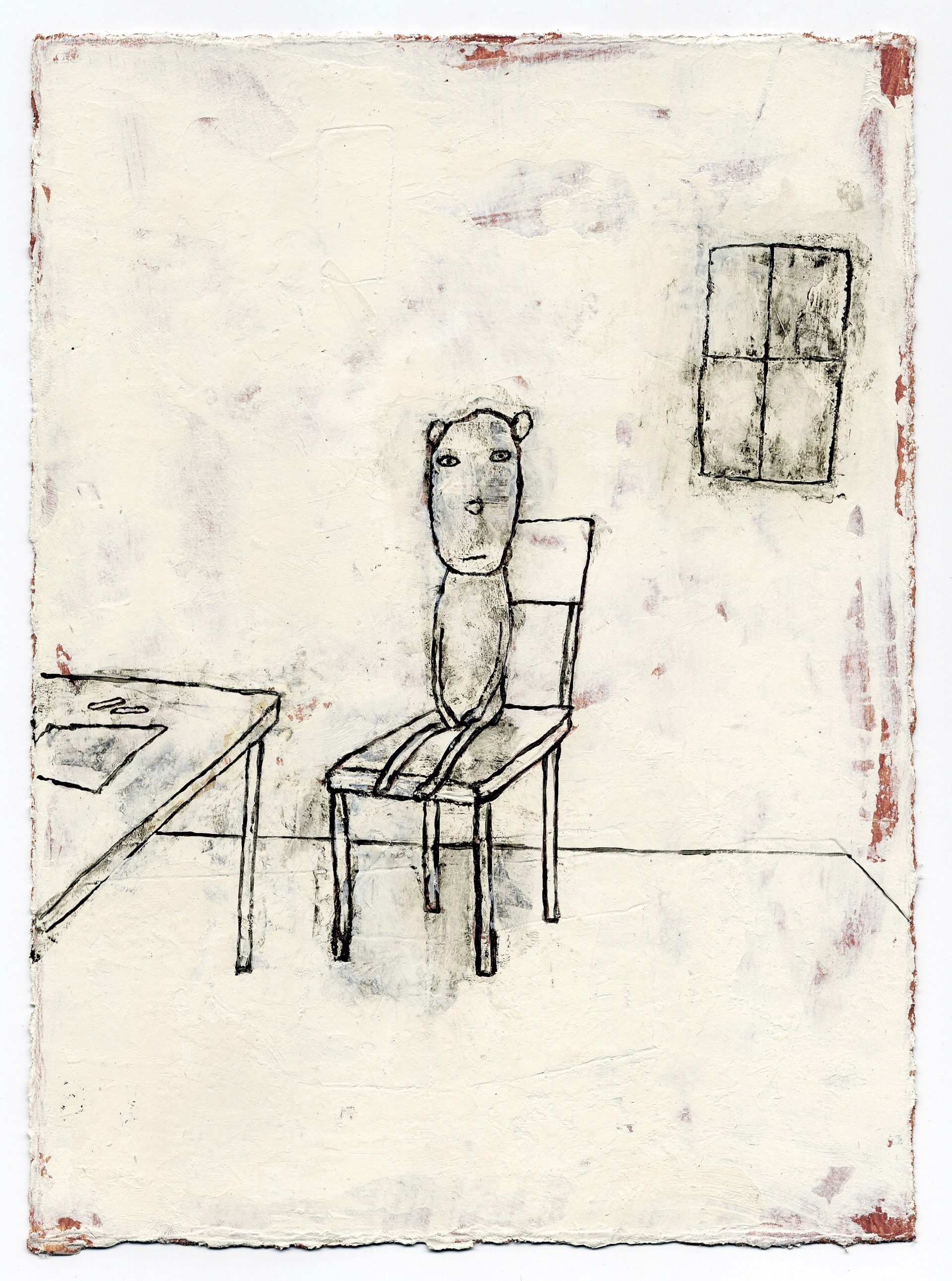 Bear on a Chair by Rebecca Doughty