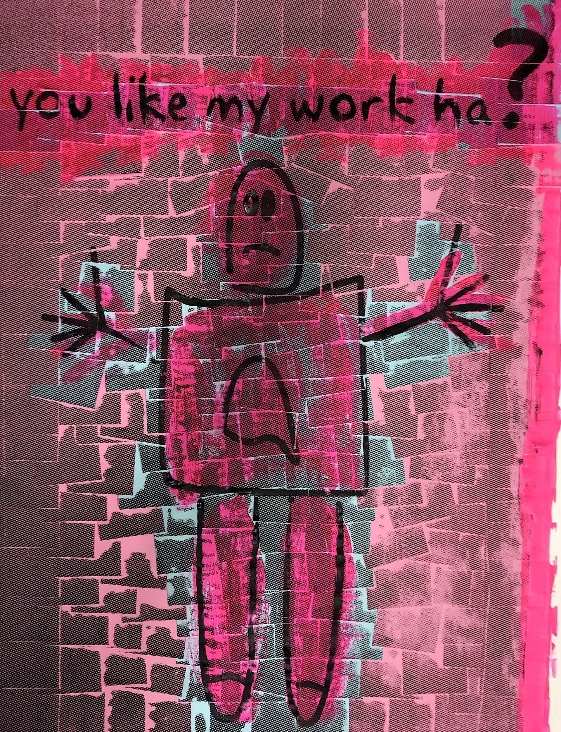 You like my work ha? (Pink) by Ardan Özmenoğlu