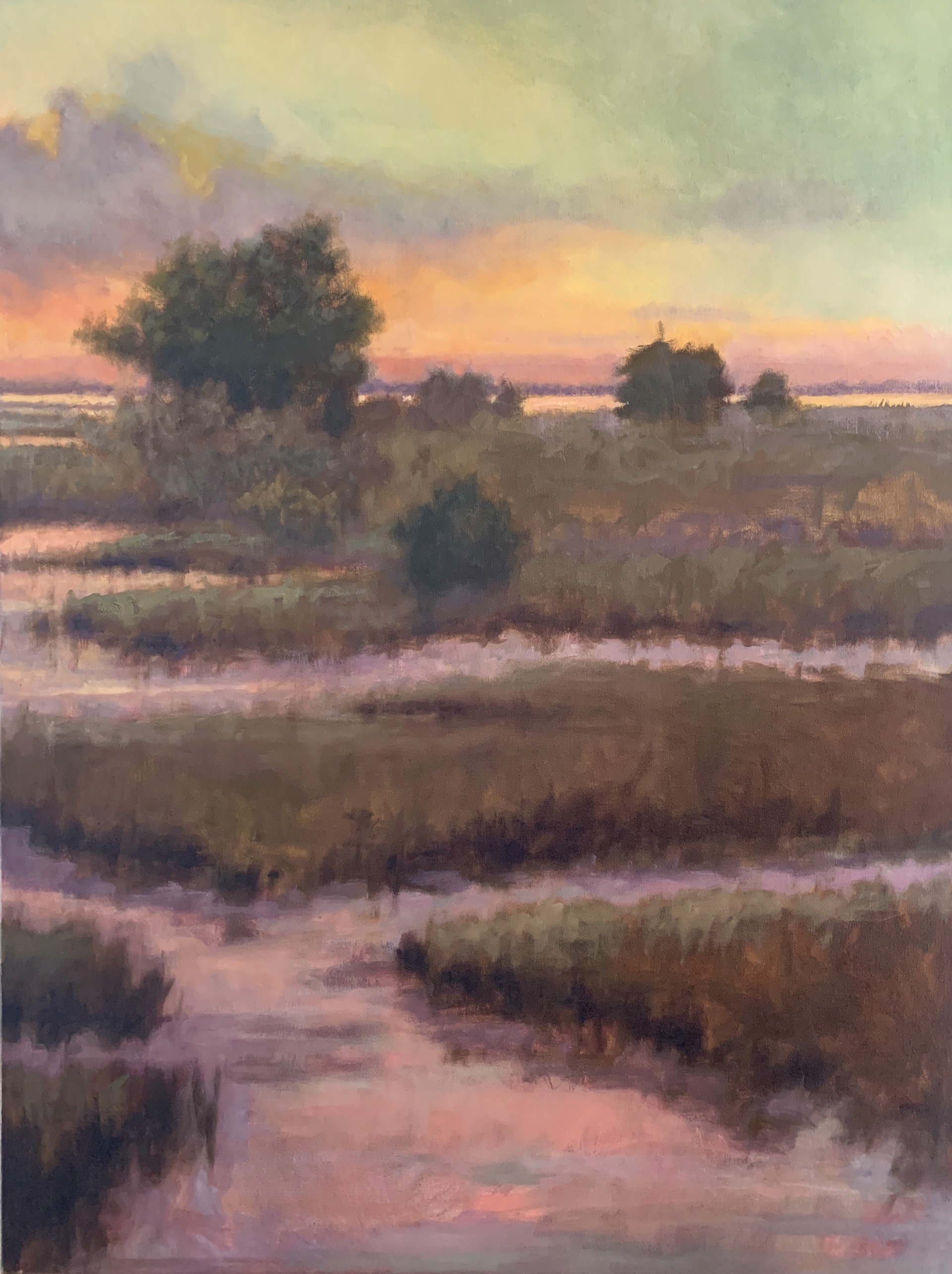 Mandarin Creek I by Laurie Meyer