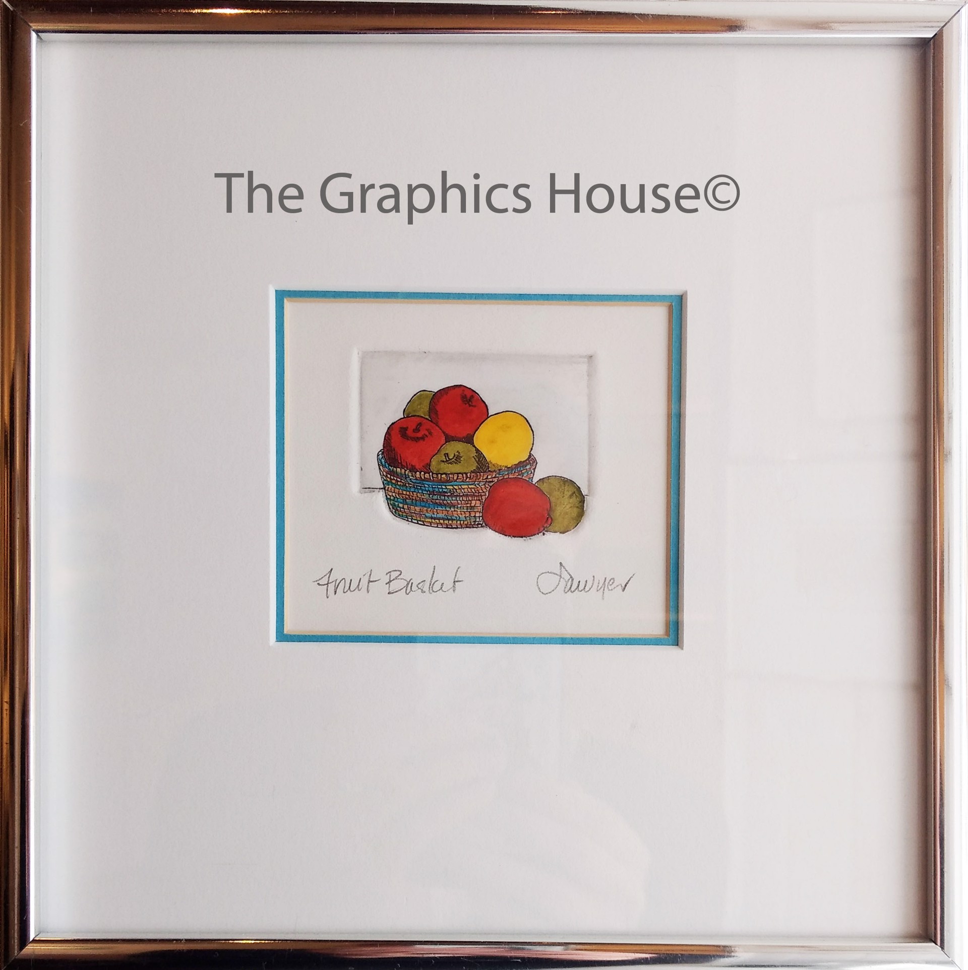 Fruit Basket (framed) by Anne Sawyer