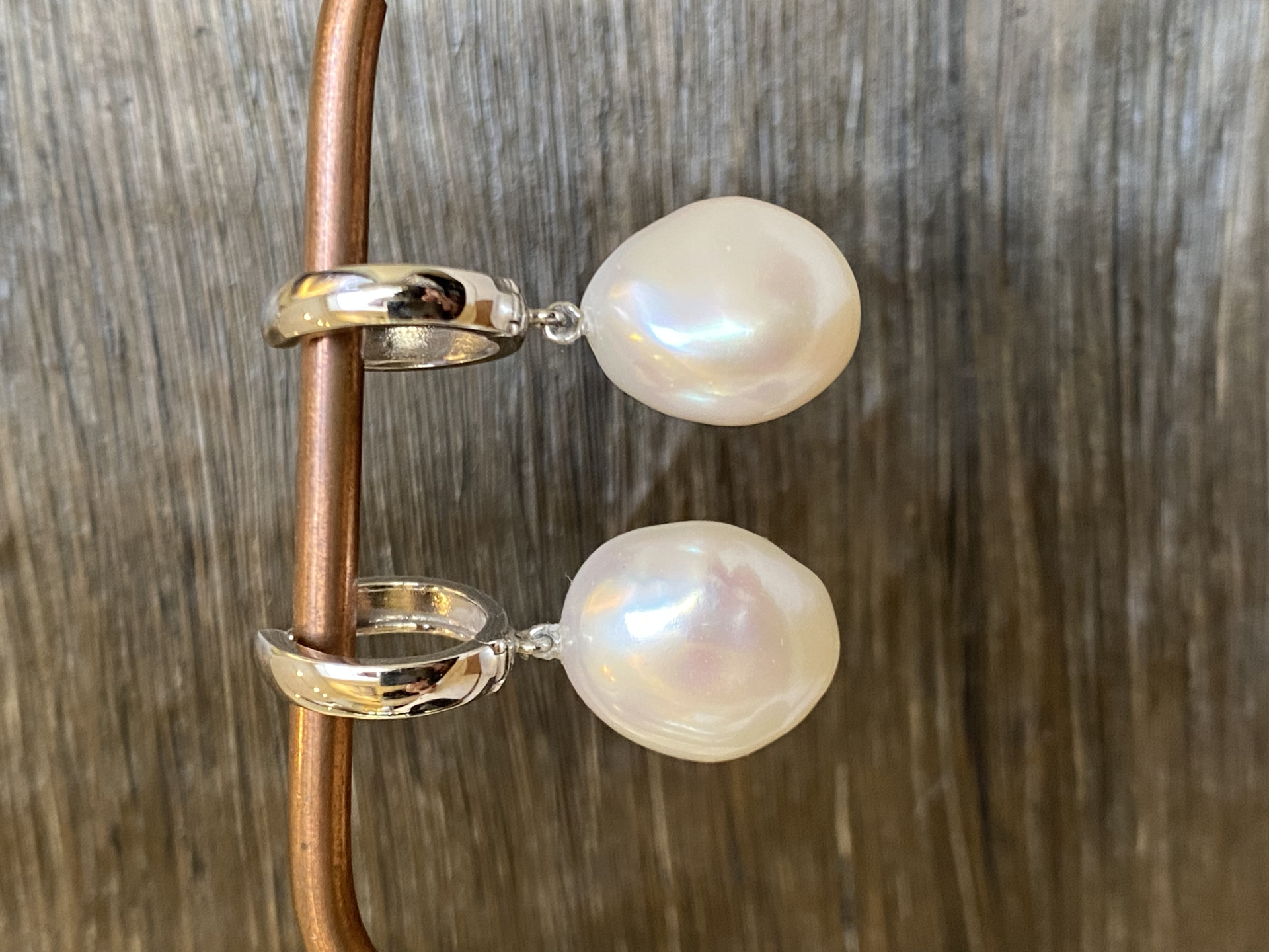 Baroque Drop Pearl Earring Cuffs by Sidney Soriano