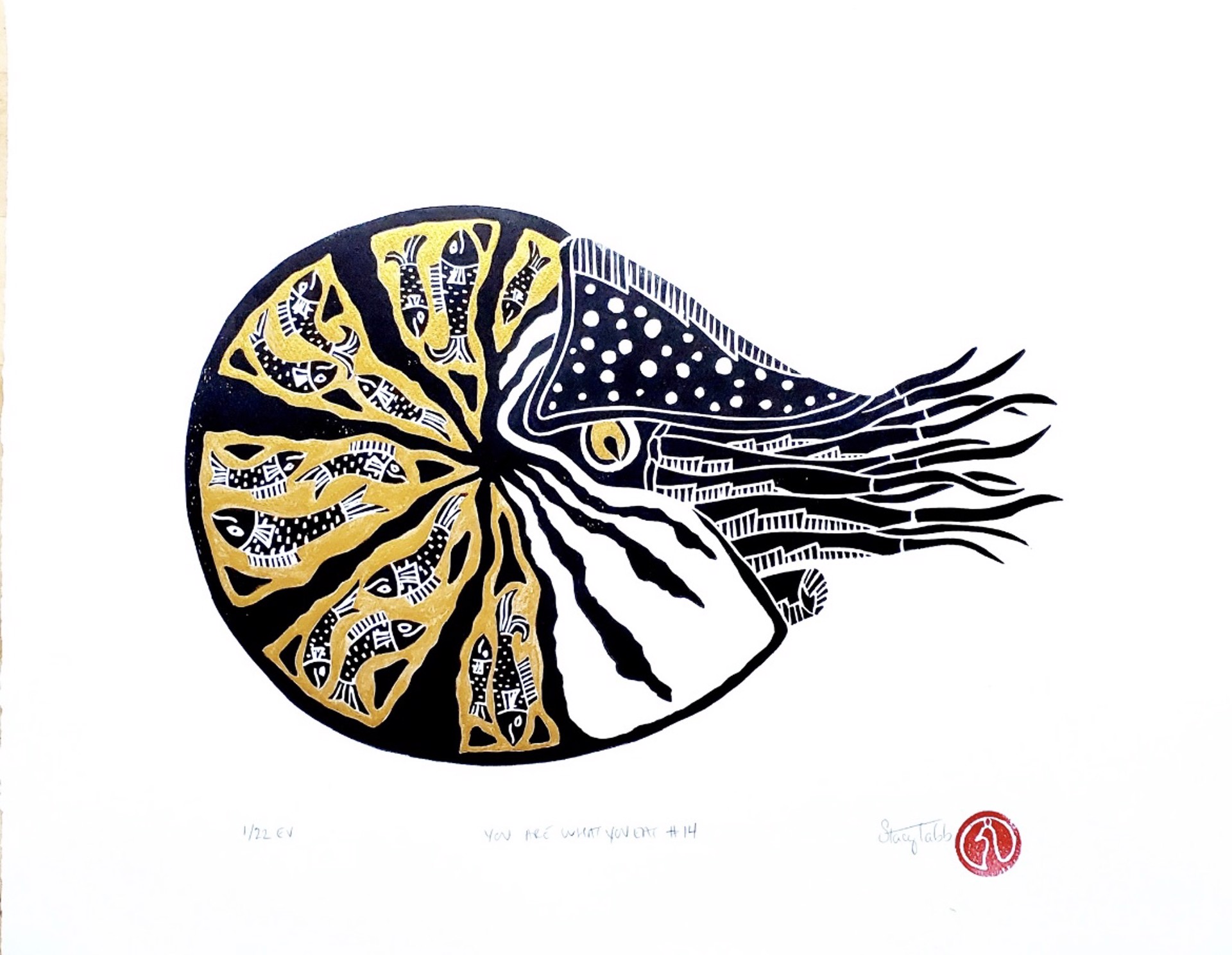 You Are What You Eat: Nautilus (Unframed) by Stacy Tabb