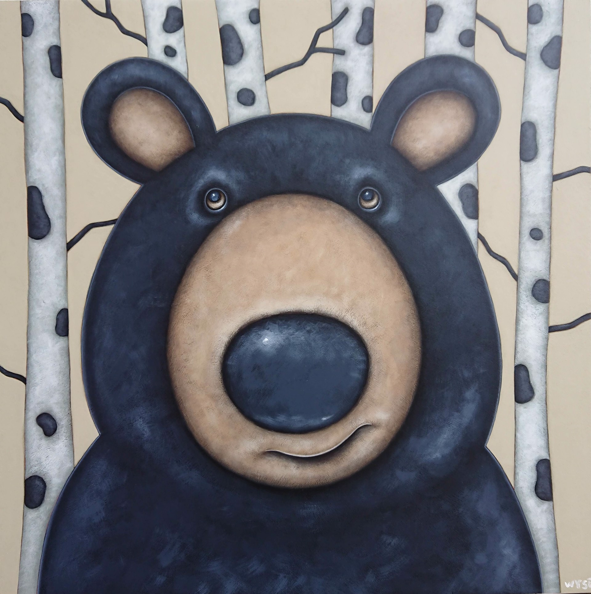 Birch Bear by PETER WYSE