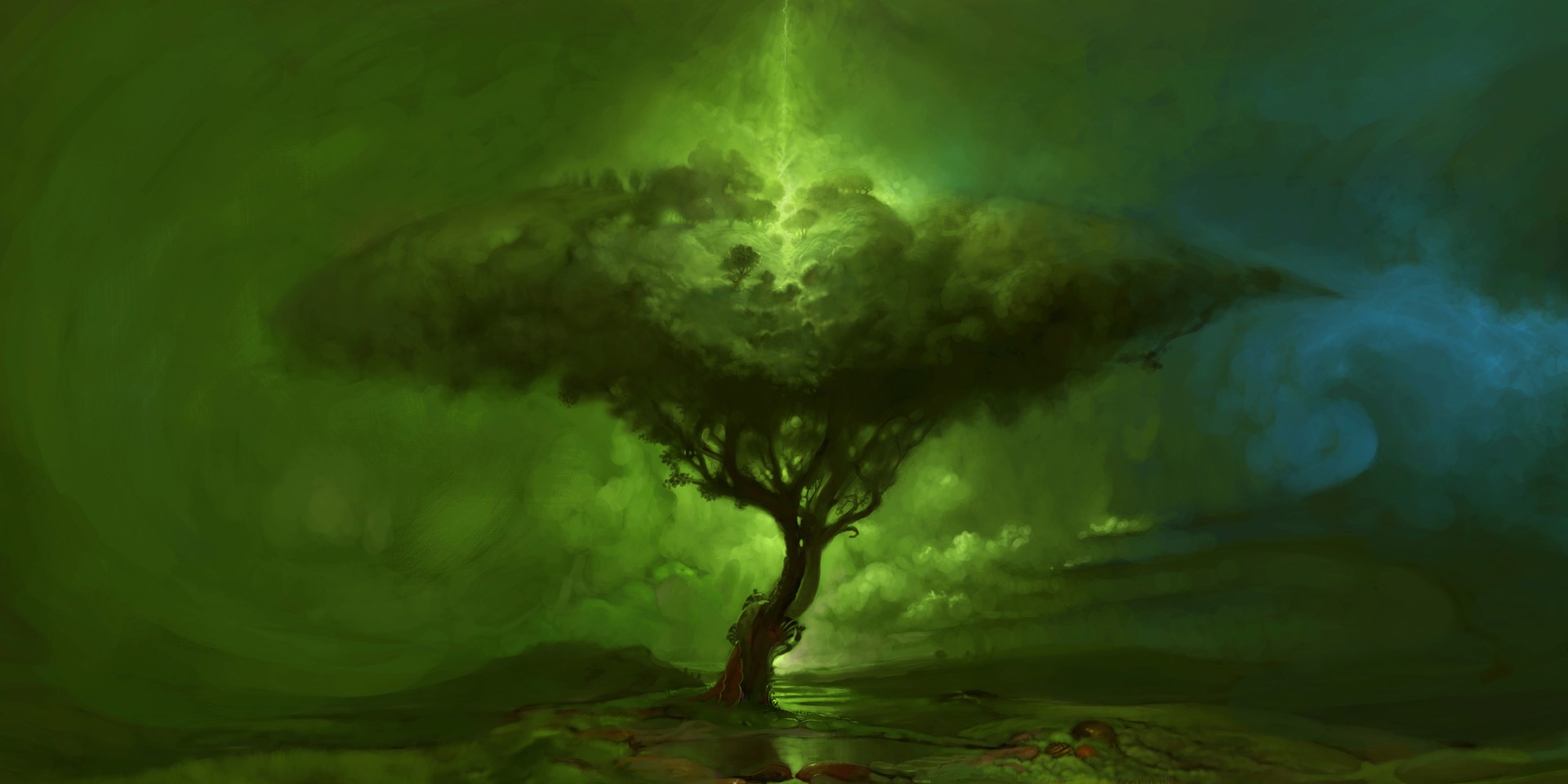Green Tree by Burton Gray