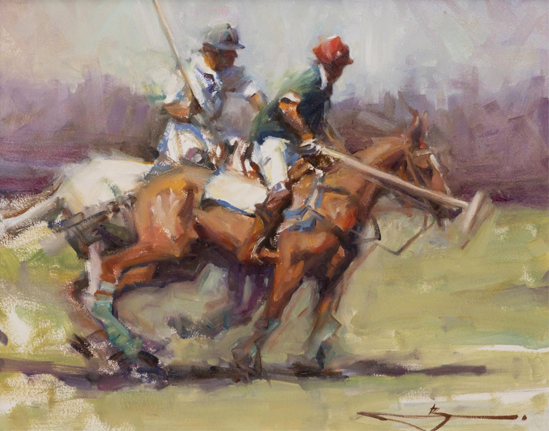 Polo Match by Kevin Beilfuss