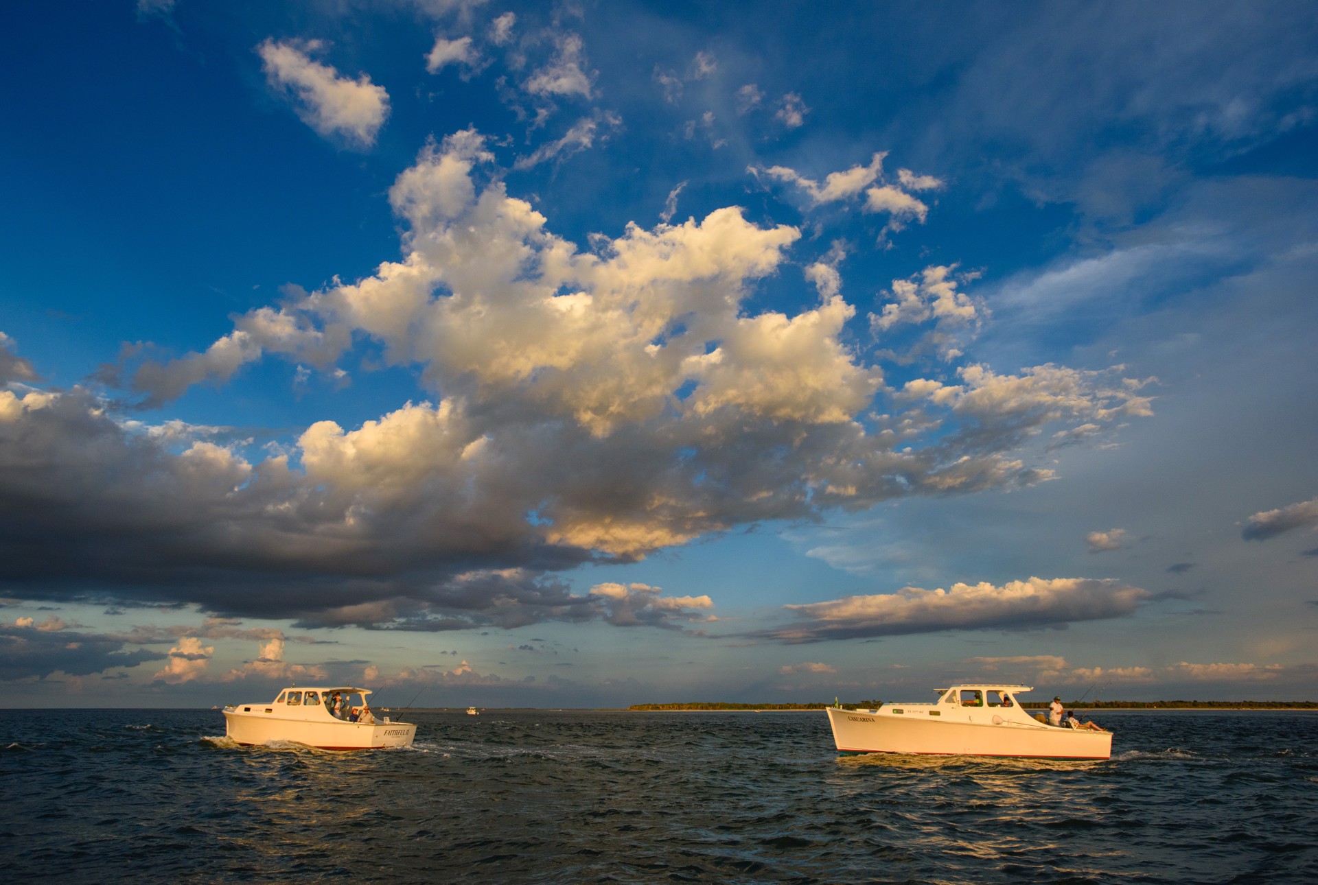 Boca Grande Tarpon Boats by Carlton Ward Photography
