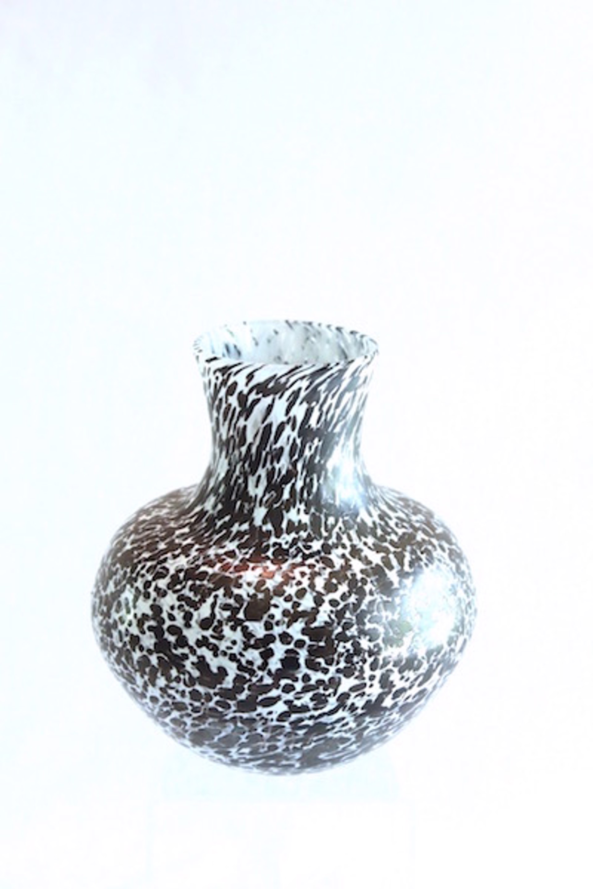 Speckled Egg Squat Vase by Hayden MacRae