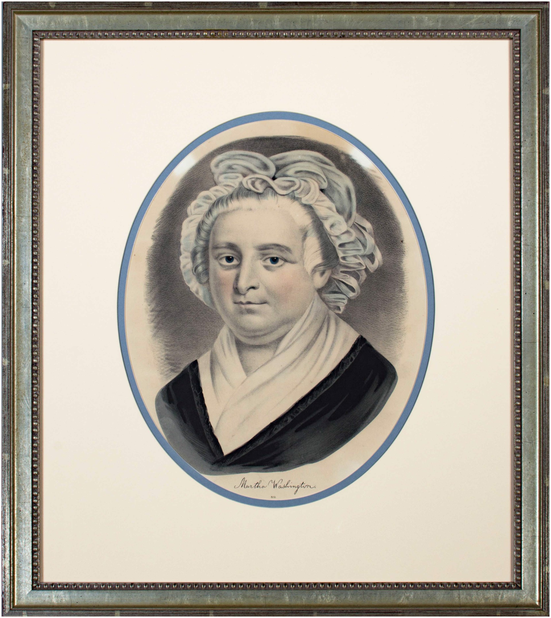 Martha Washington Includes George Washington (Inv#8848g) by Currier & Ives