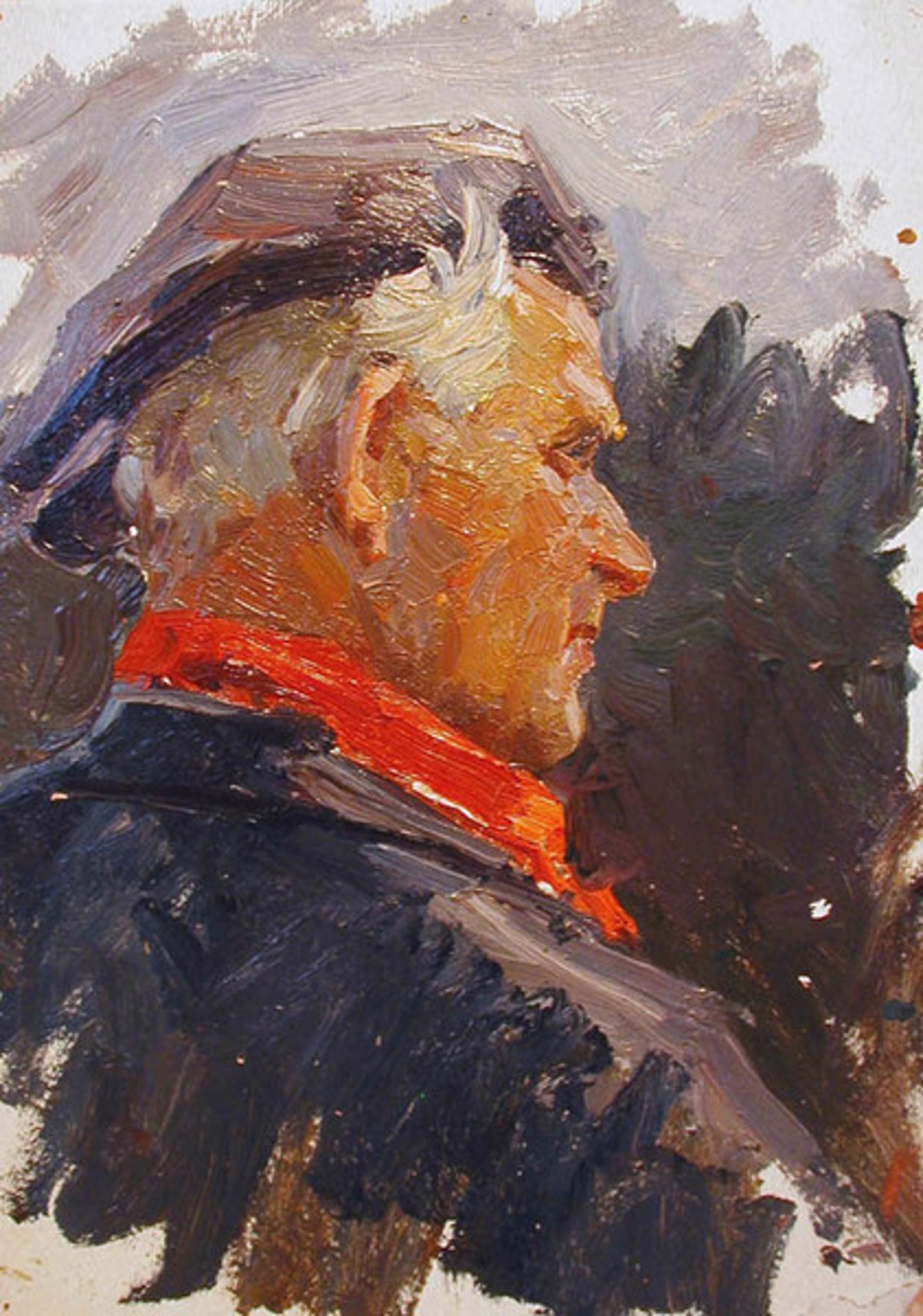 Profile of a Man by Viktor Shatalin