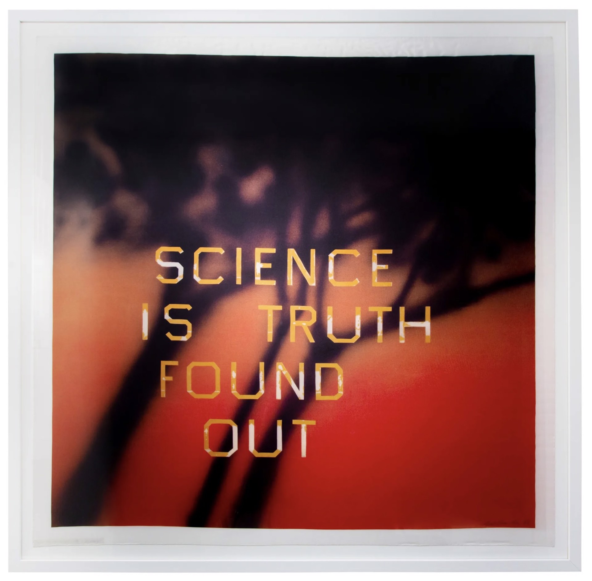 Truth Is Science Found Out by Ed Ruscha