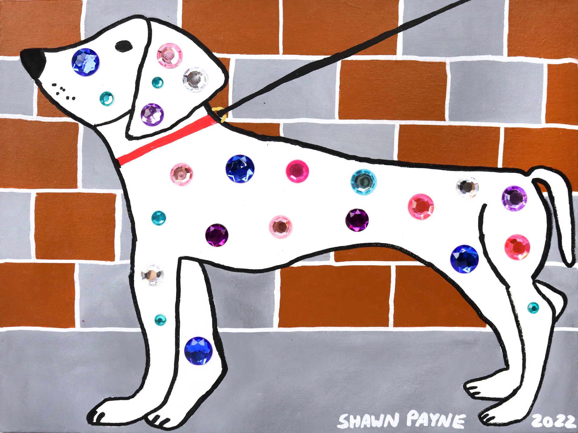 Blinged-Out Dalmation by Shawn Payne