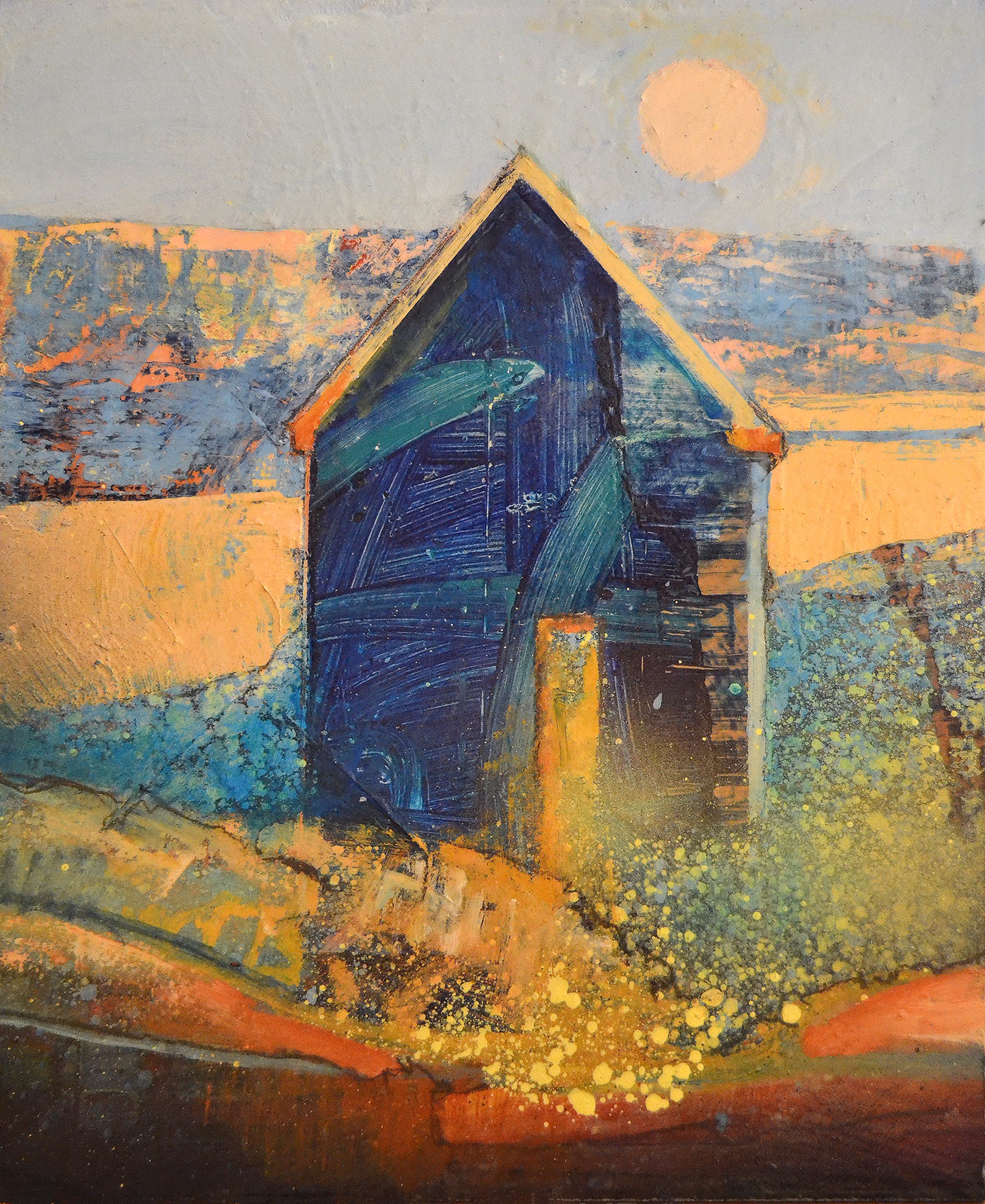 Blue Moon House:  My Neighbor's House 2228 by Mark Gould