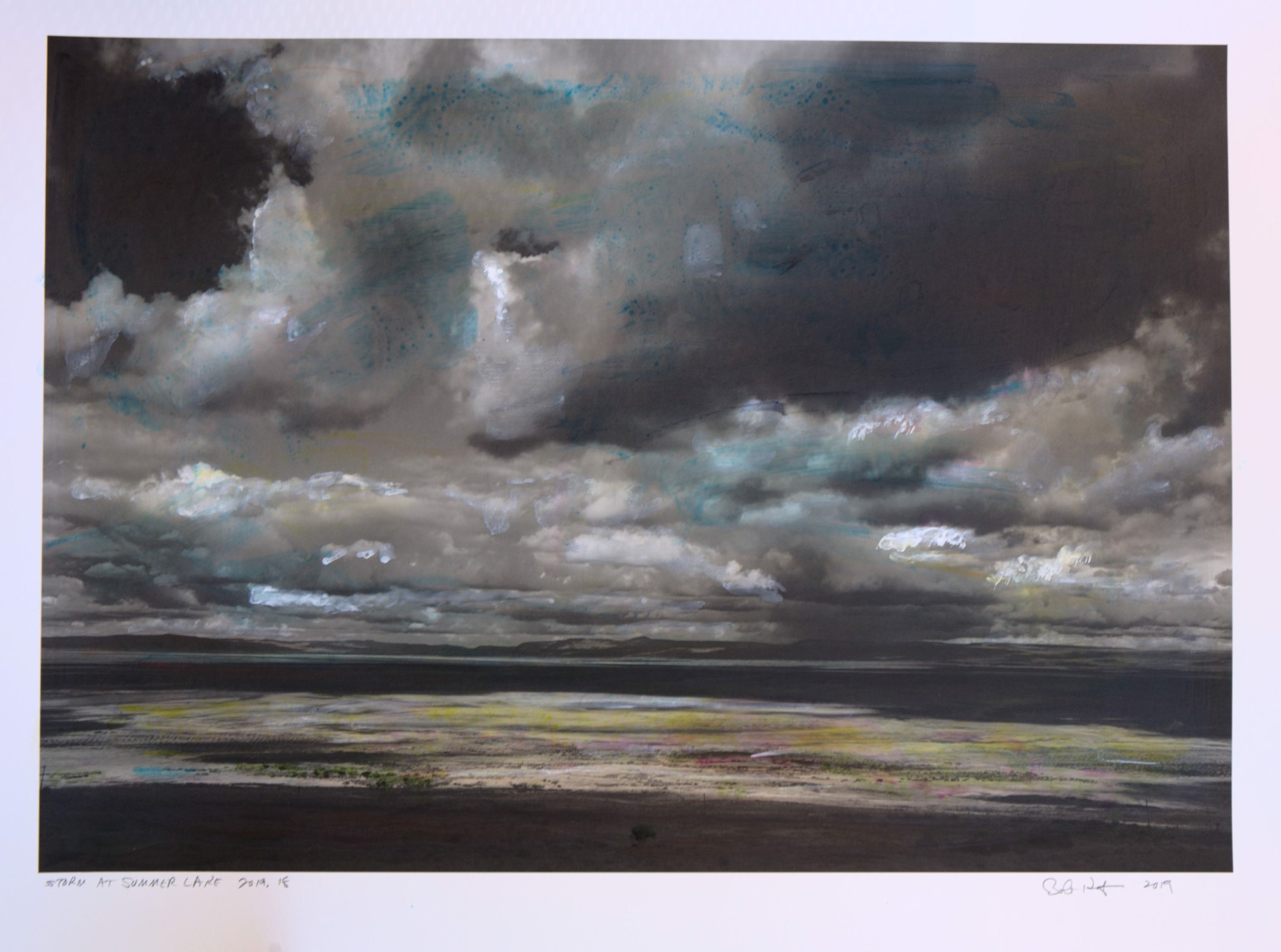 Storm At Summer Lake | Bob Keefer by Jackson Hole Art Invitational x