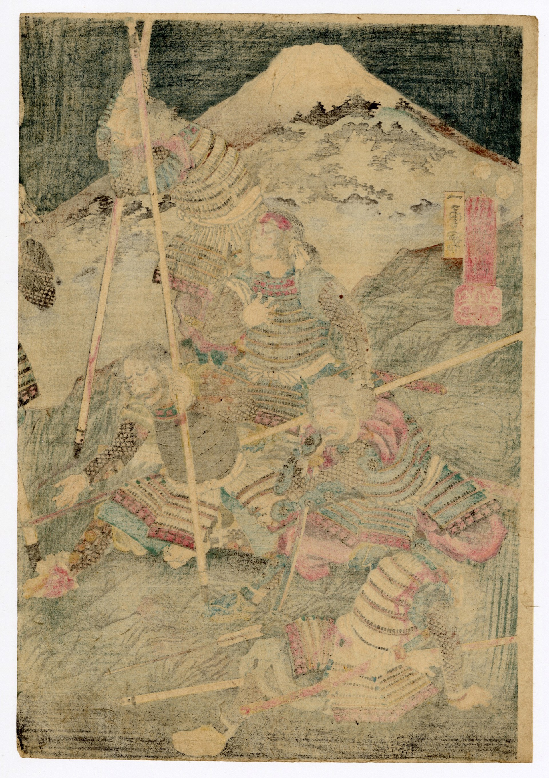 4th Year, 9th Monthof the Eiroku Era, Battle of Kawanakajima by Kuniyoshi