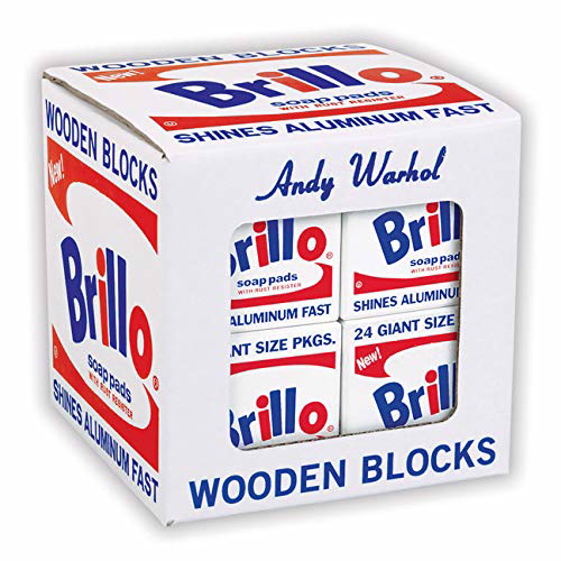 Brillo Wooden Blocks by Andy Warhol