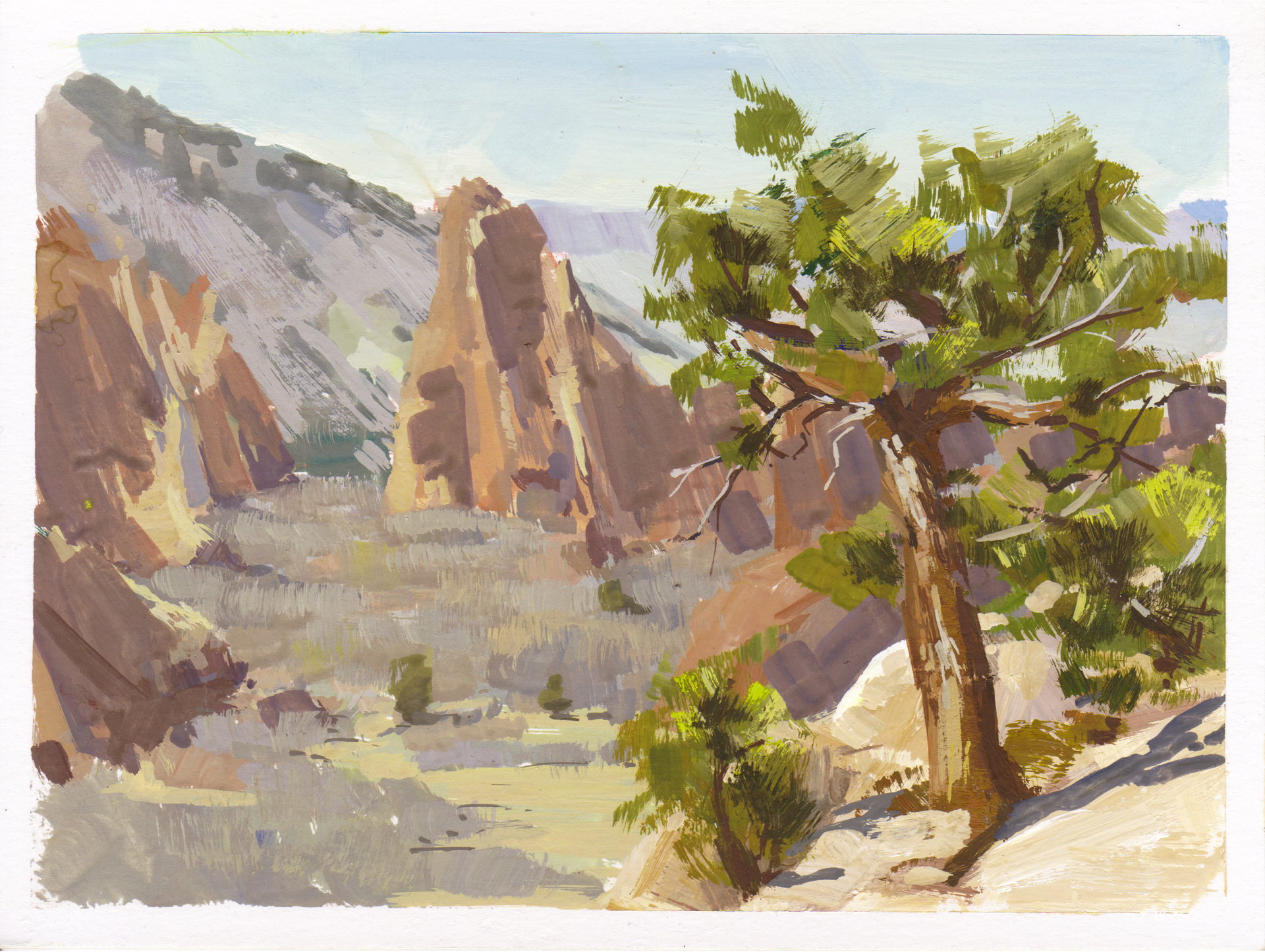 022 - Plein Air-Roxborough Park by Judd Mercer