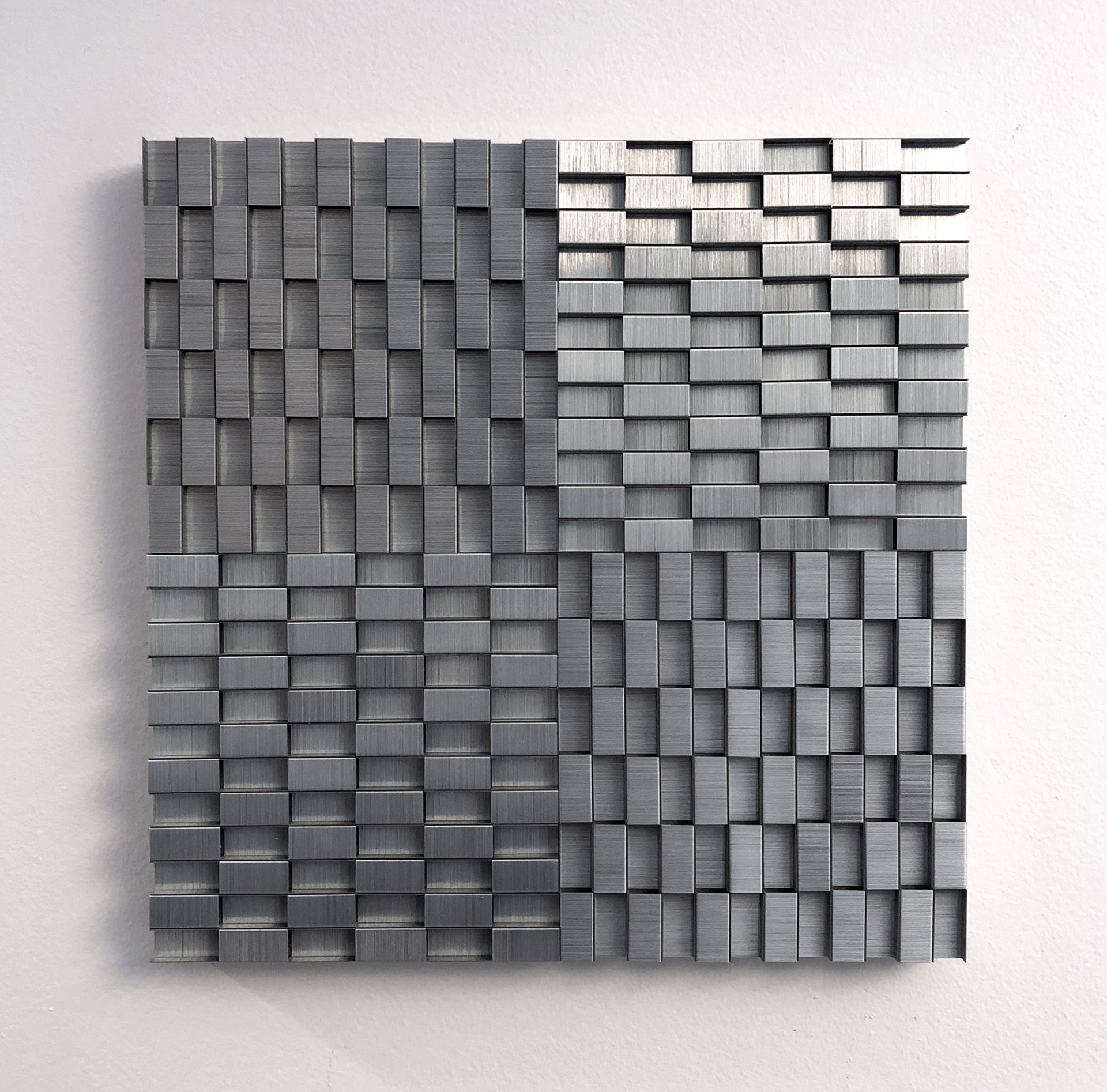 Checkerboard Variation 12x12 No. 7 by Evan Stoler
