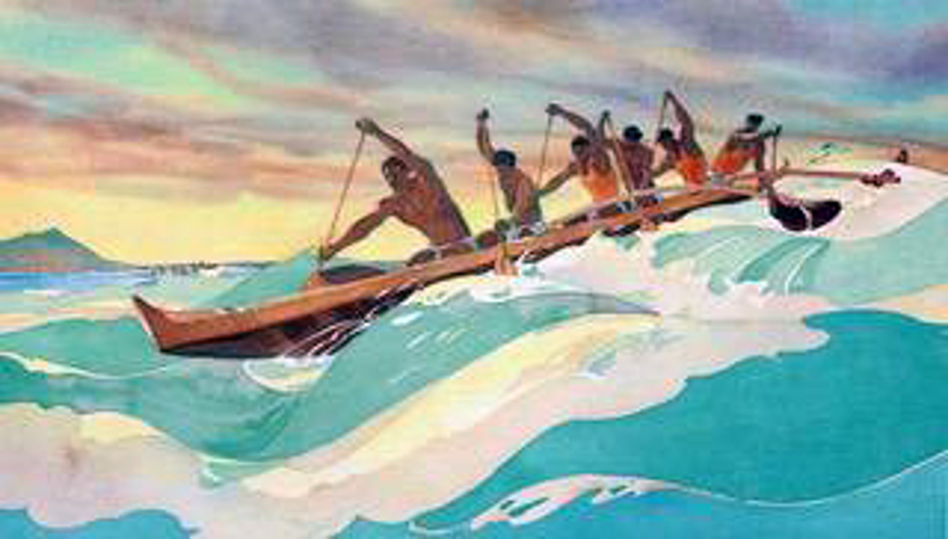 Canoe Racing by Susan McGovney Hansen