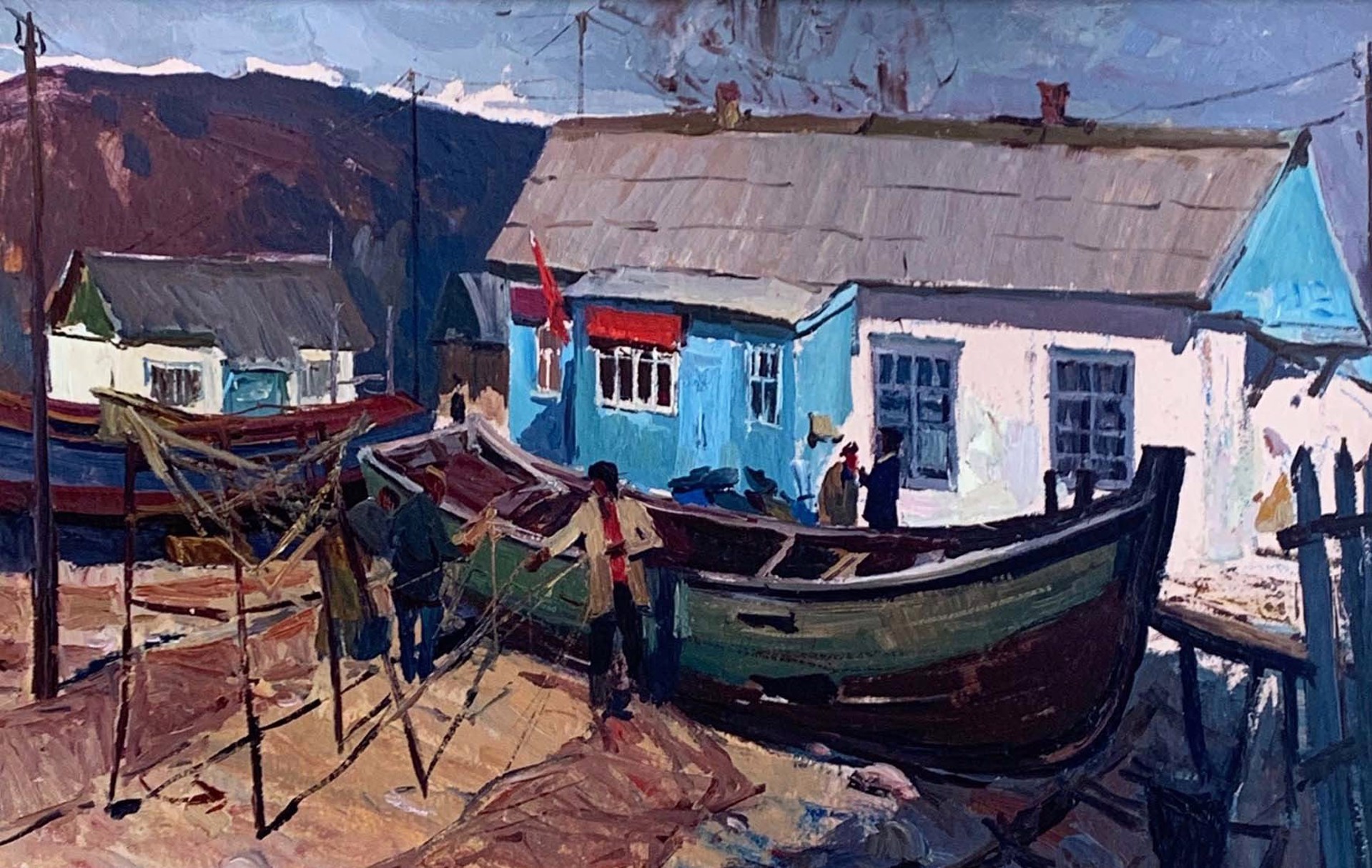 Fishermen by Aleksandr A. Kalugin