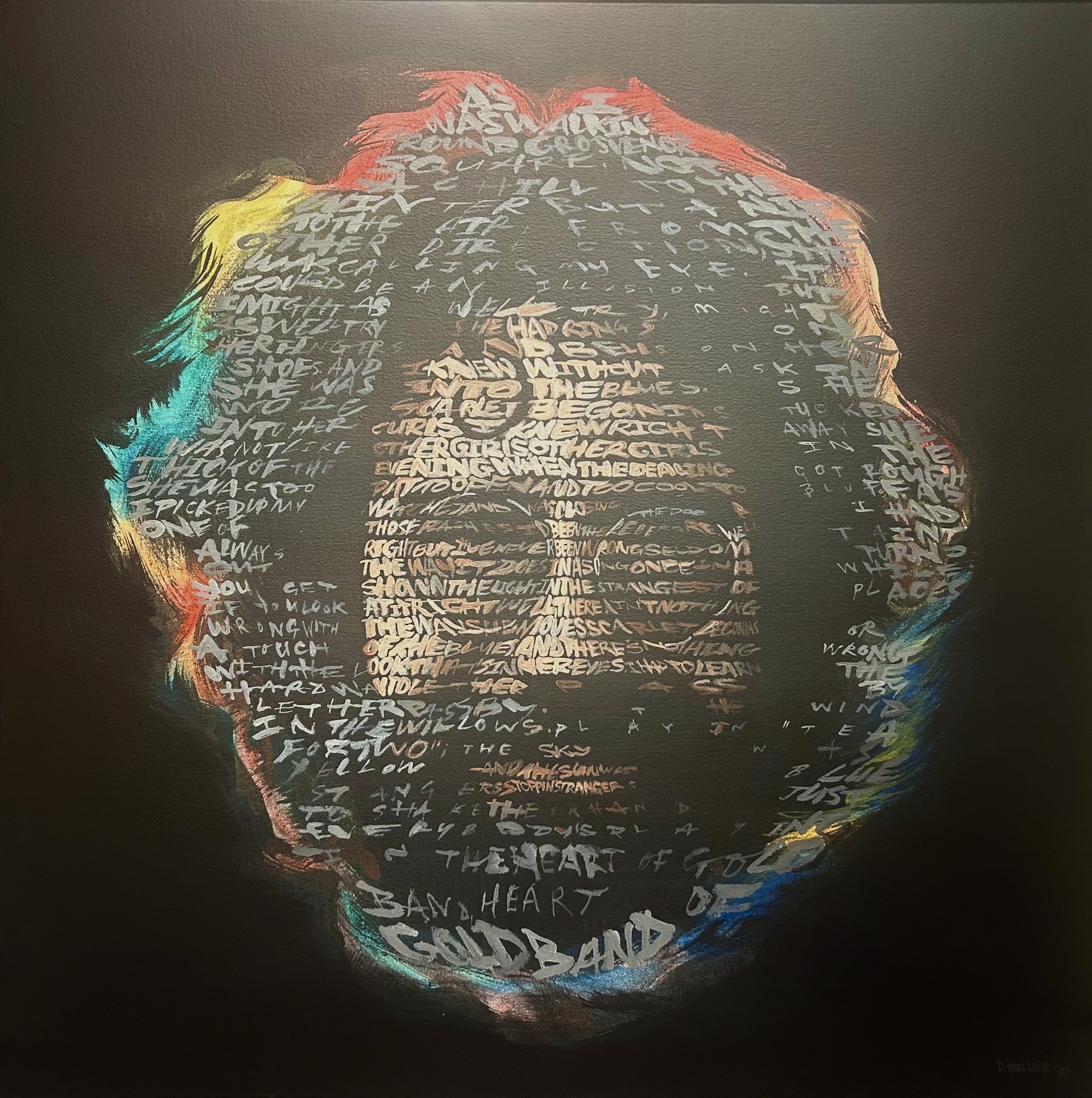 Jerry Garcia ('Scarlet Begonias' By The Grateful Dead) by David Hollier