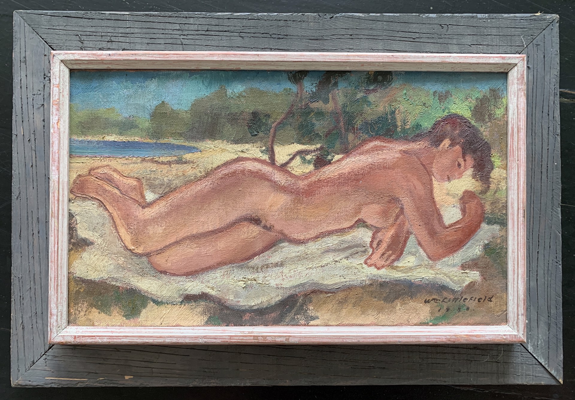 Female Nude (Long Pond, Falmouth) by William H. Littlefield