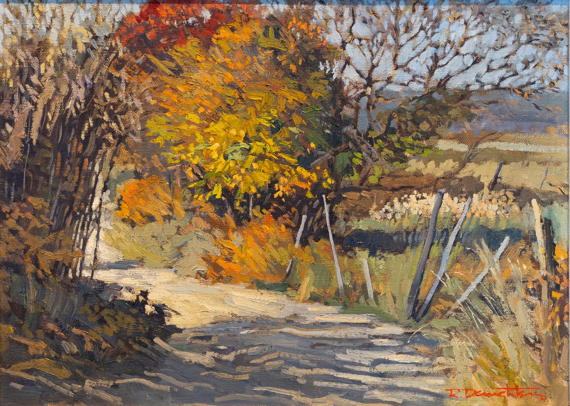 Country Road by Robert Daughters (1929-2013)