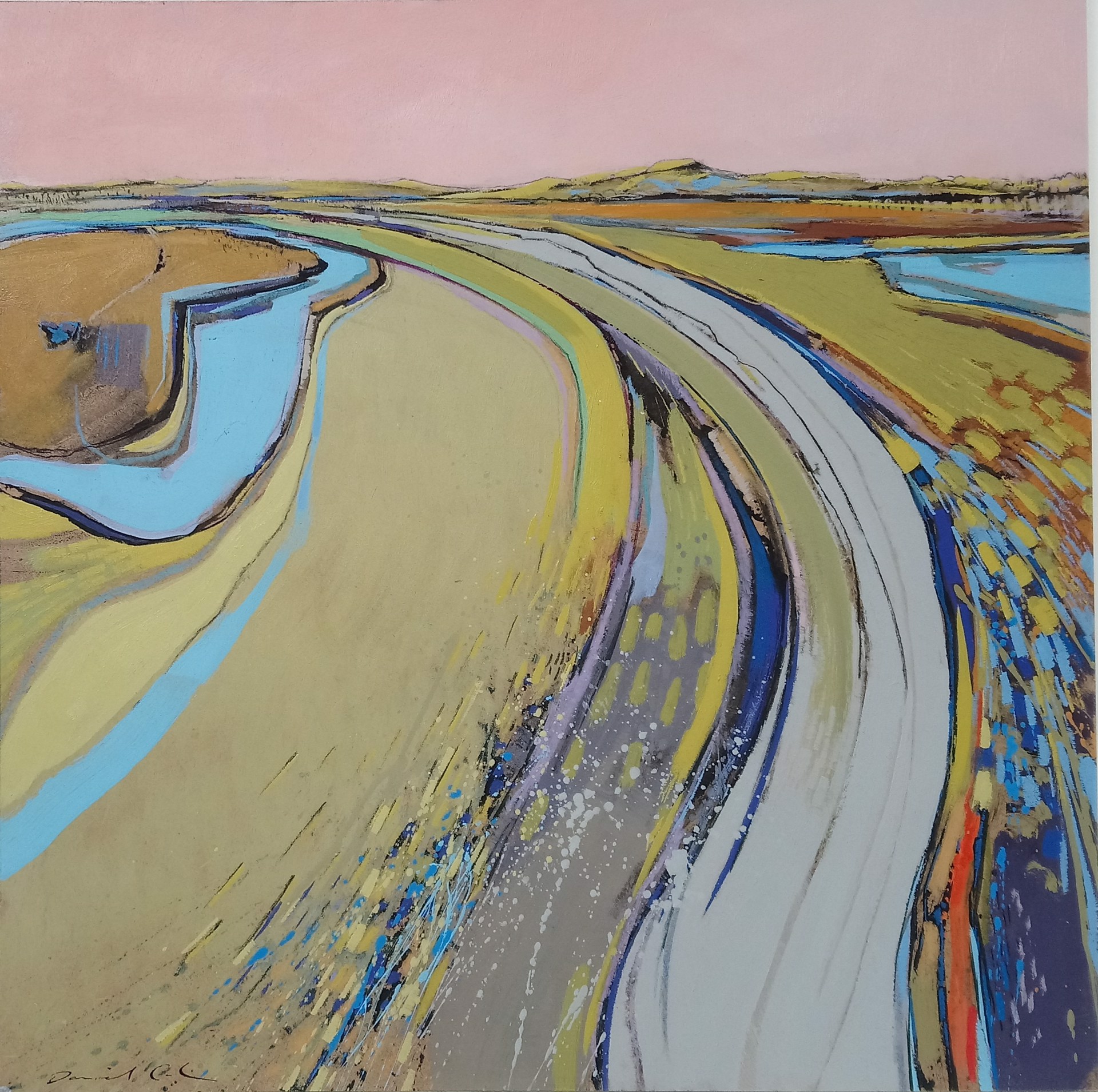 Through The Saltmarsh to the Dunes, Norfolk by Daniel Cole