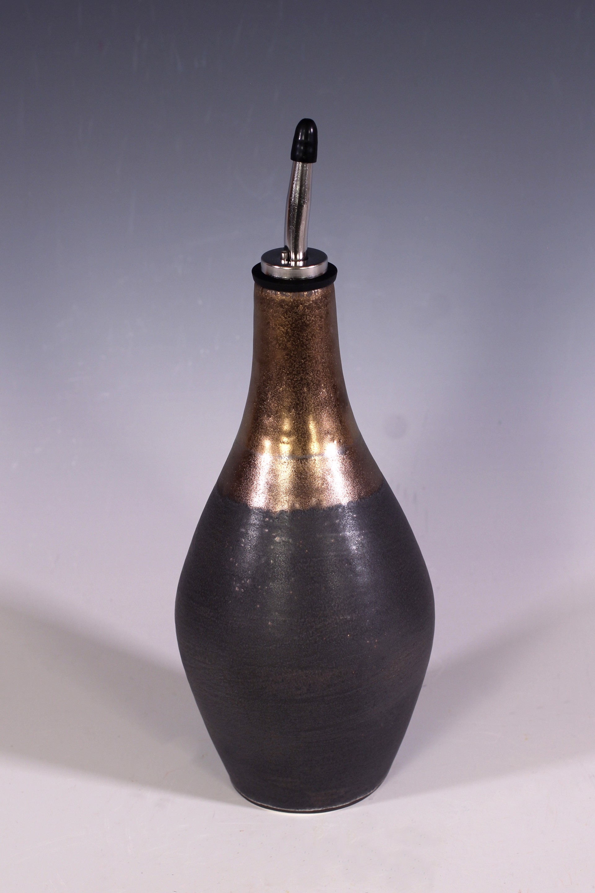 Bronze/Gray Oil Bottle by Jessica Wertz