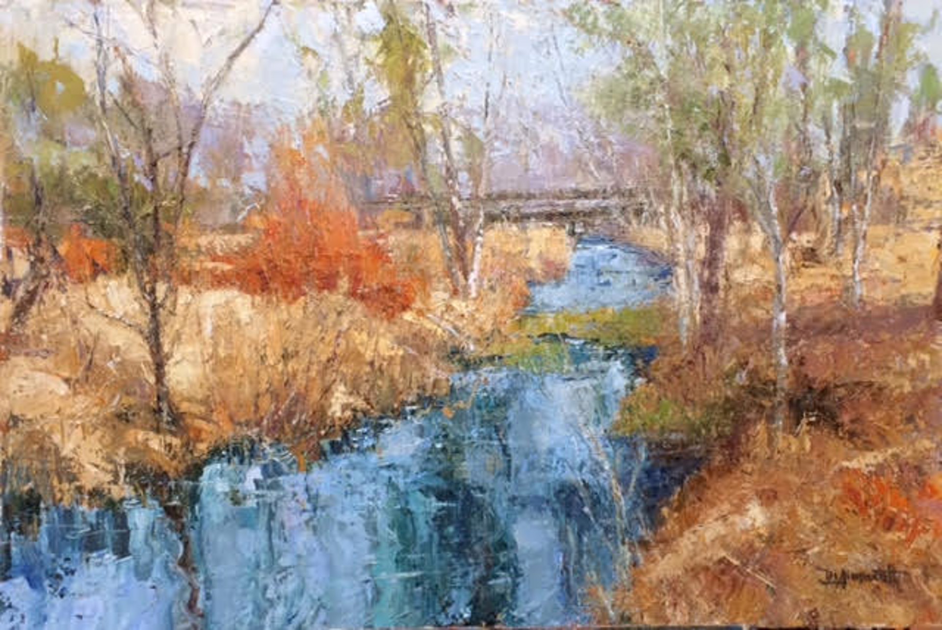 Bridge Over Sweetwater Creek by Diane Ainsworth