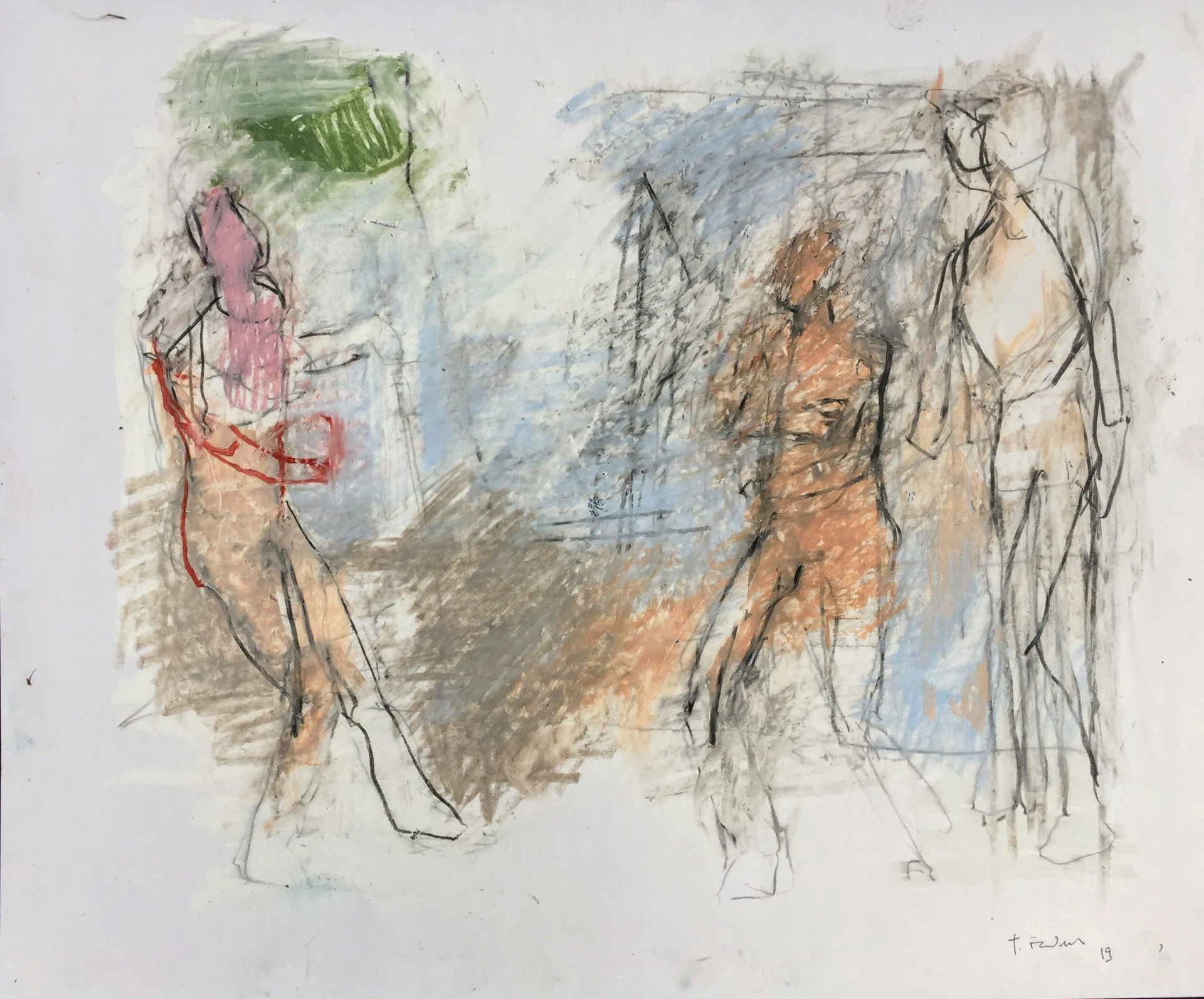 Three Figures by Thaddeus Radell
