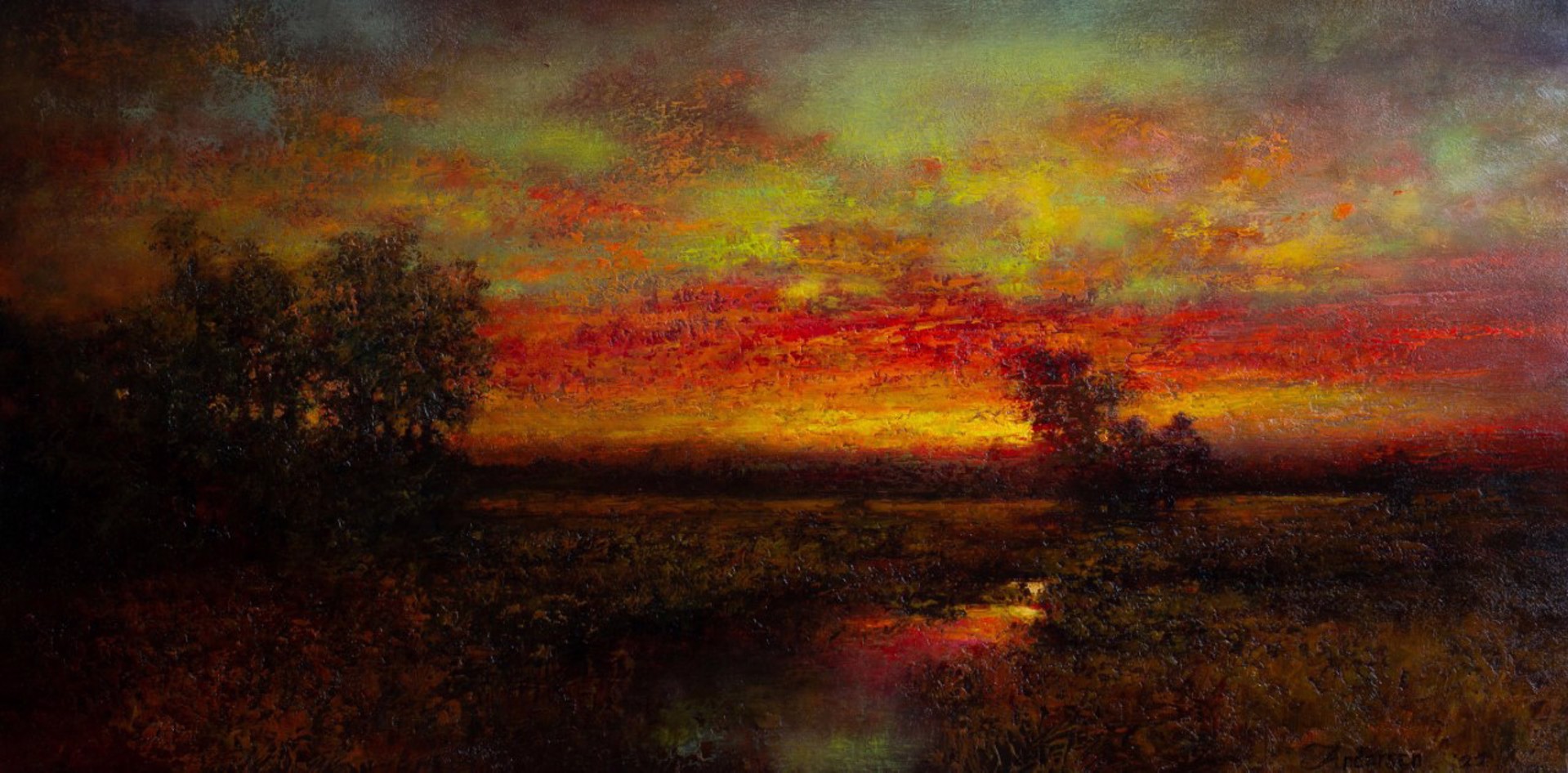 Autumn Sunset IV by John Andersen
