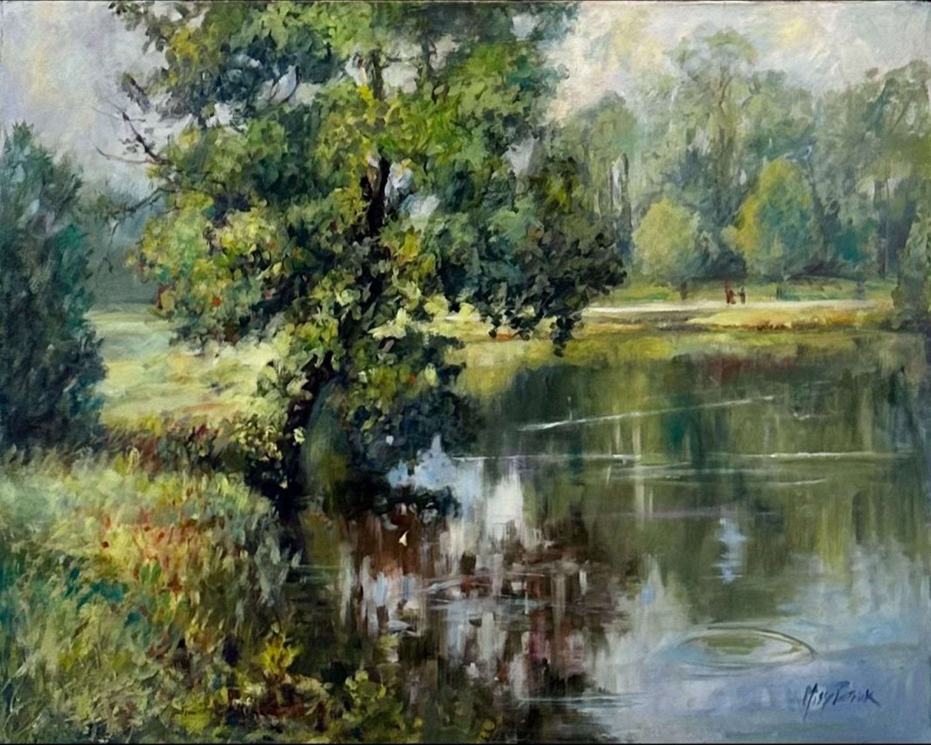 The Pond in Summer by Missy Patrick
