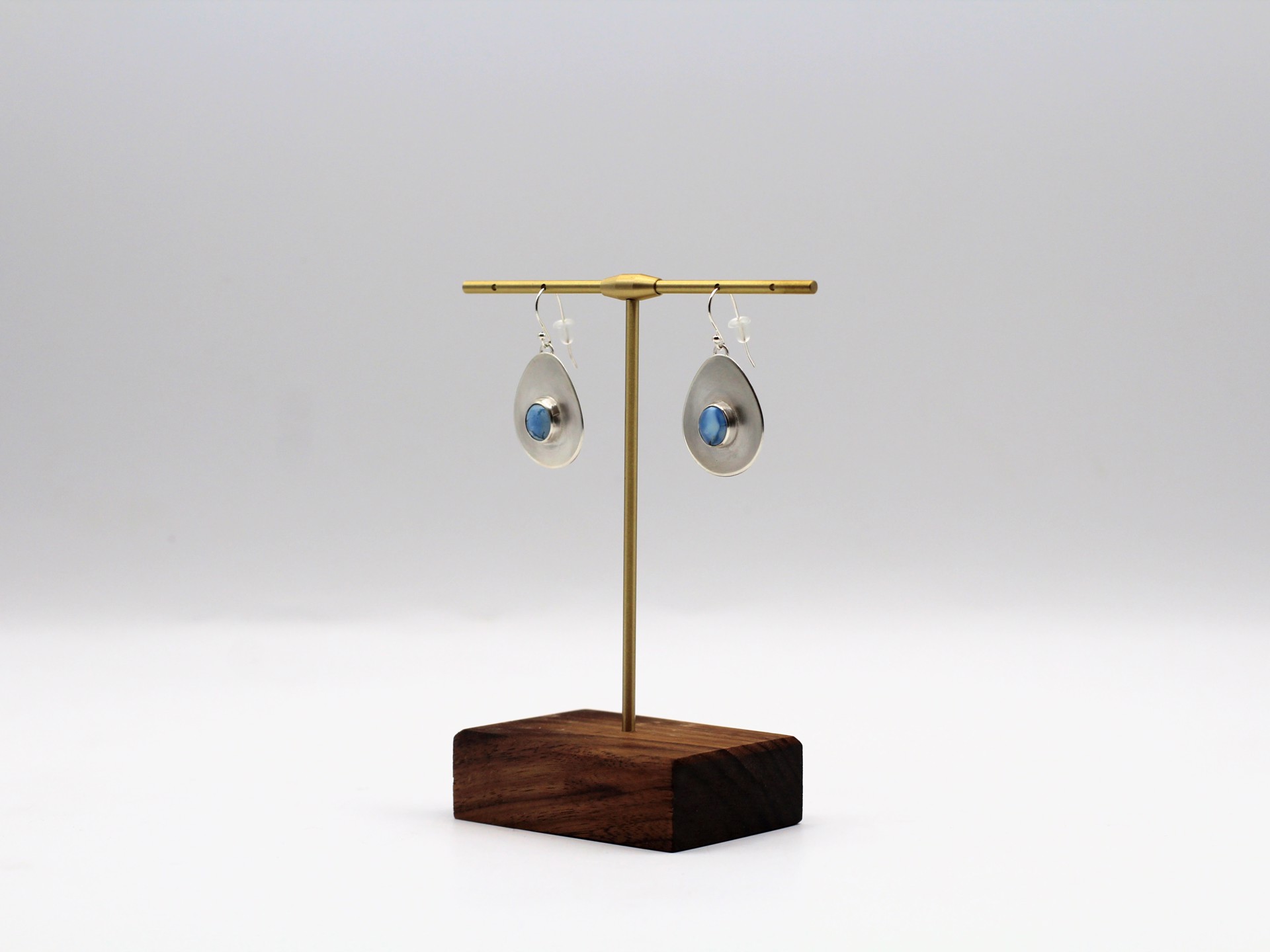 Turquoise Tear Drop Dangles by Ashley Hanna