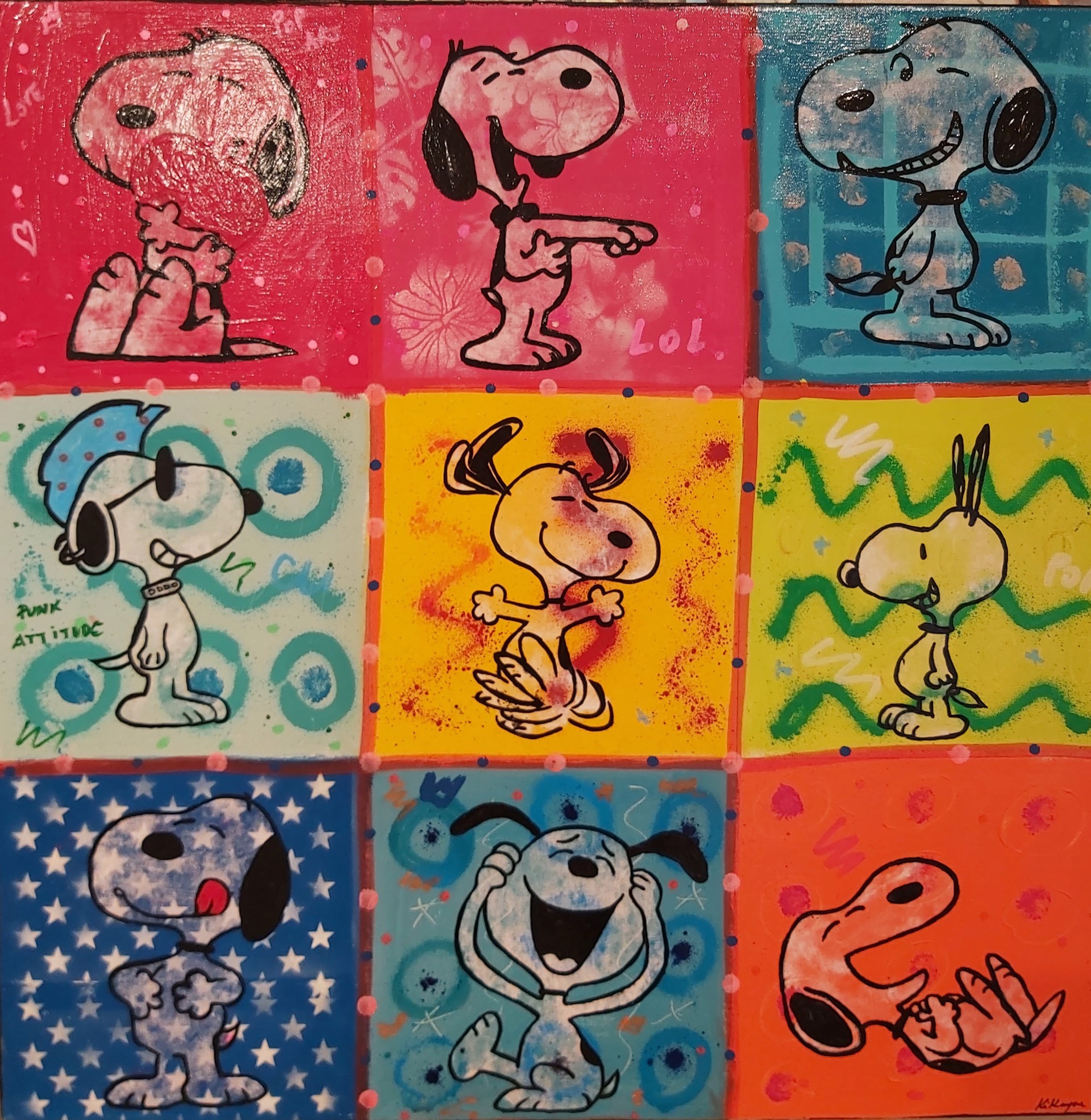 Snoopy By 9 Attitude by Kikayou