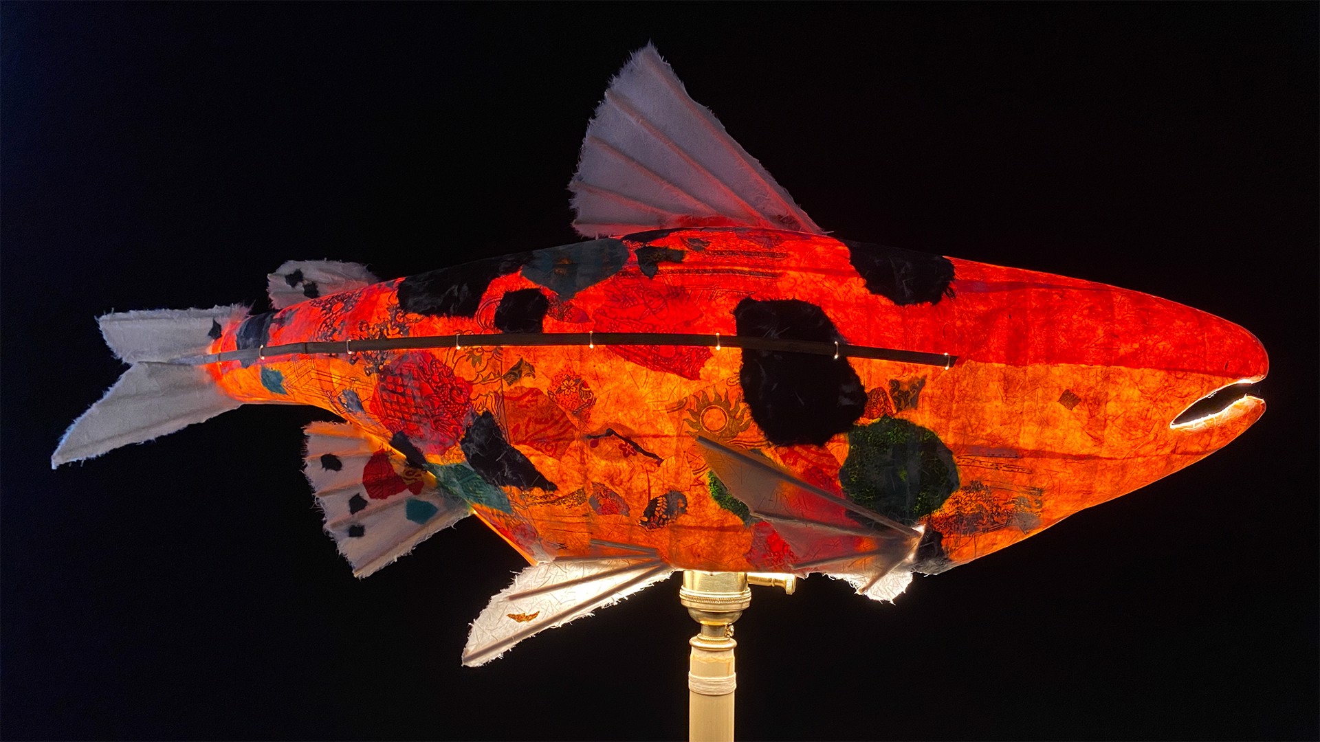 Saffron Mountain Salmon  by Elaine Hanowell