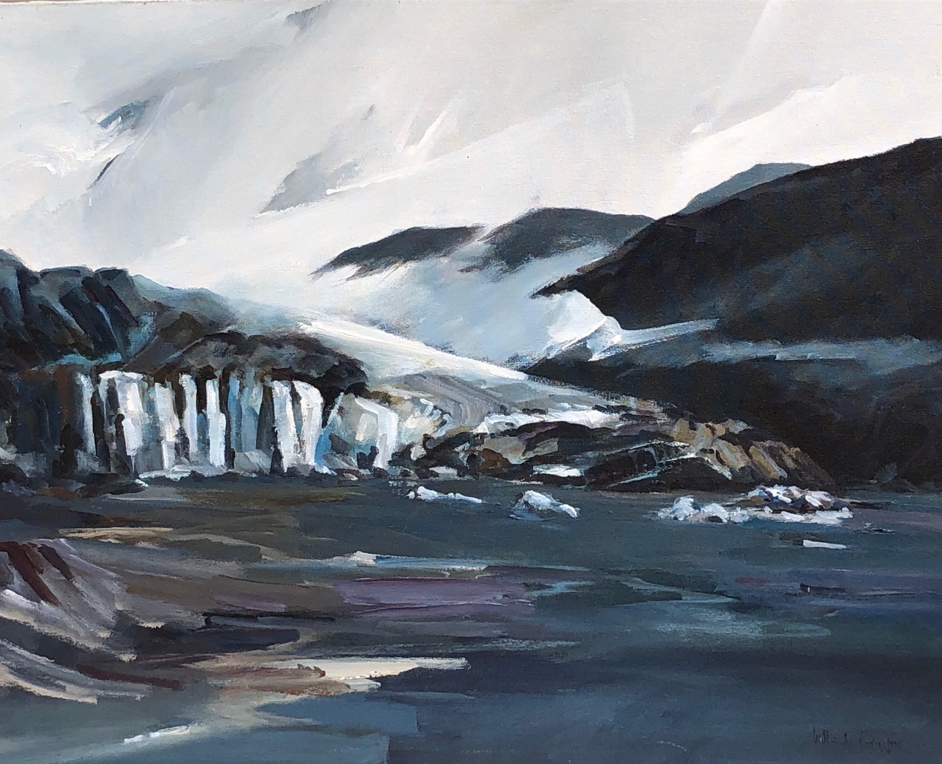 Glacier by William Crosby - Alaskan Work