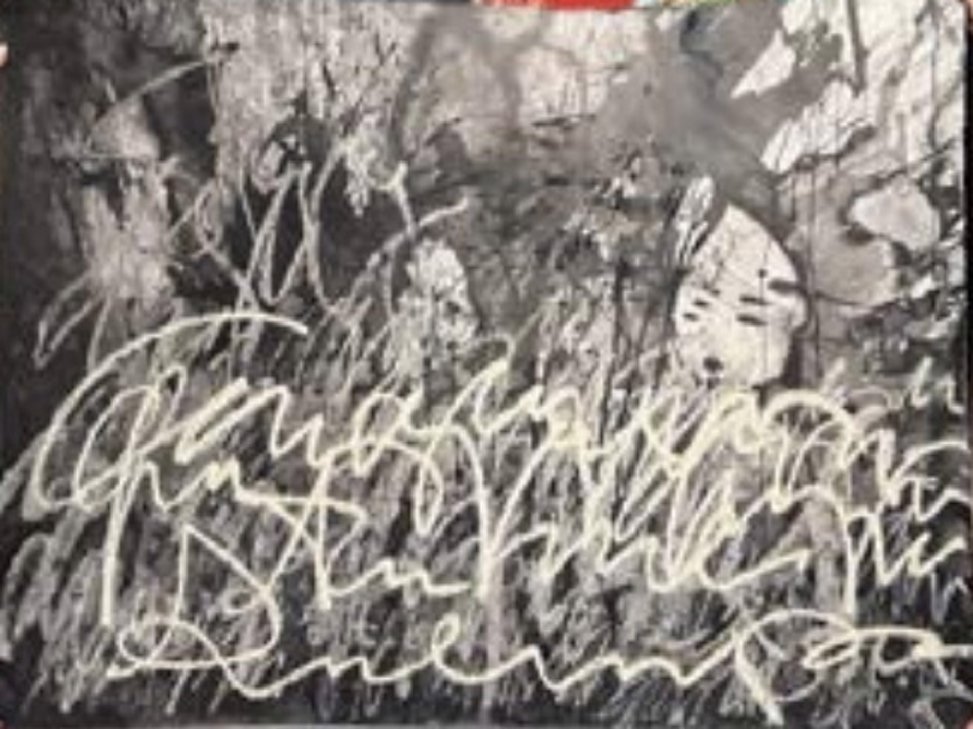 Asemic N051.20 by Daniel Diaz-Tai