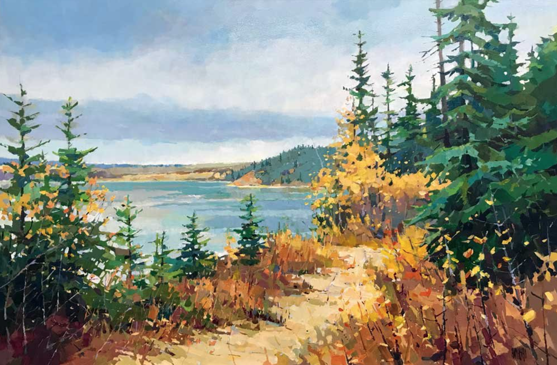 Autumn Trail - SOLD by Randy Hayashi
